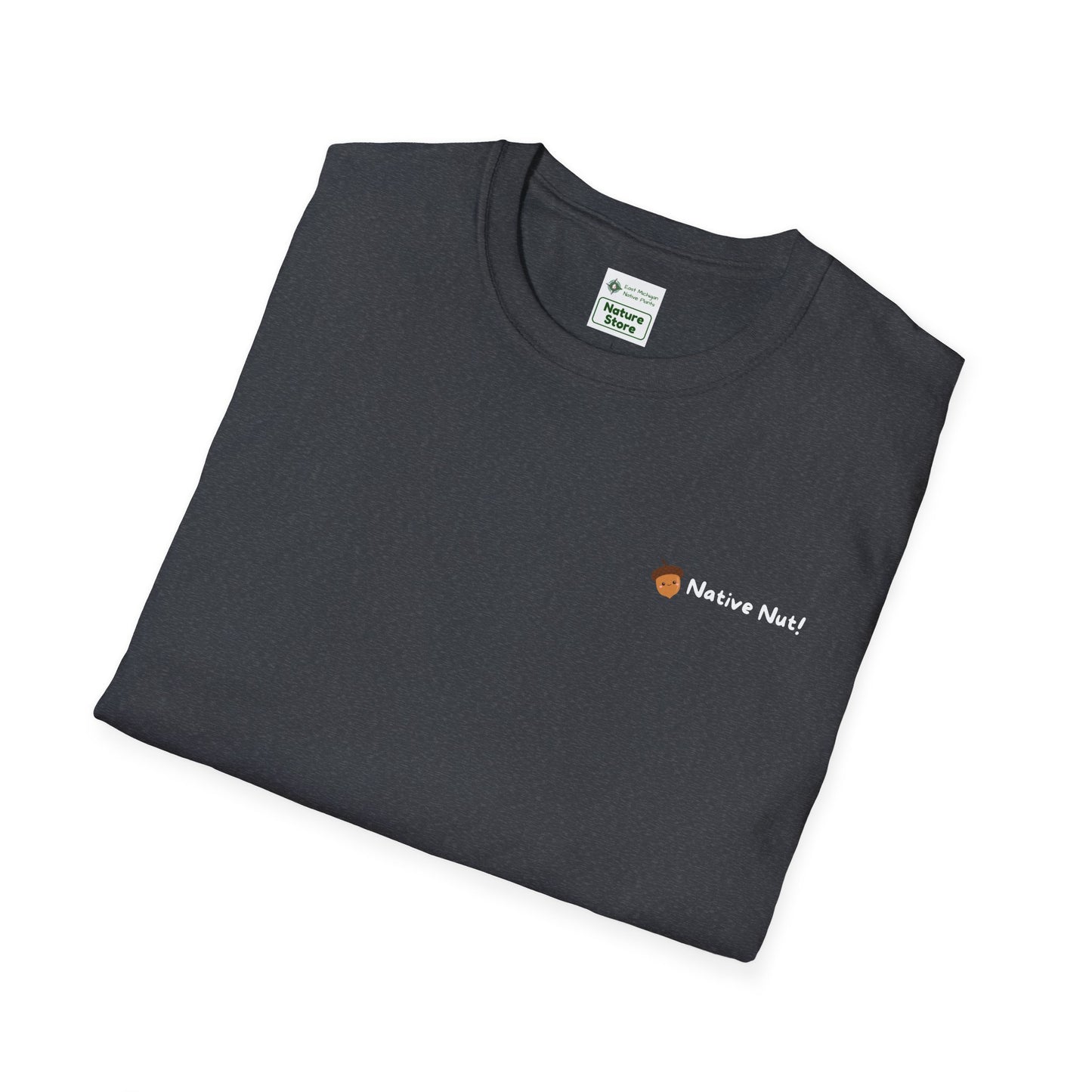 Unisex Softstyle T-Shirt, Native Nut! (Back)