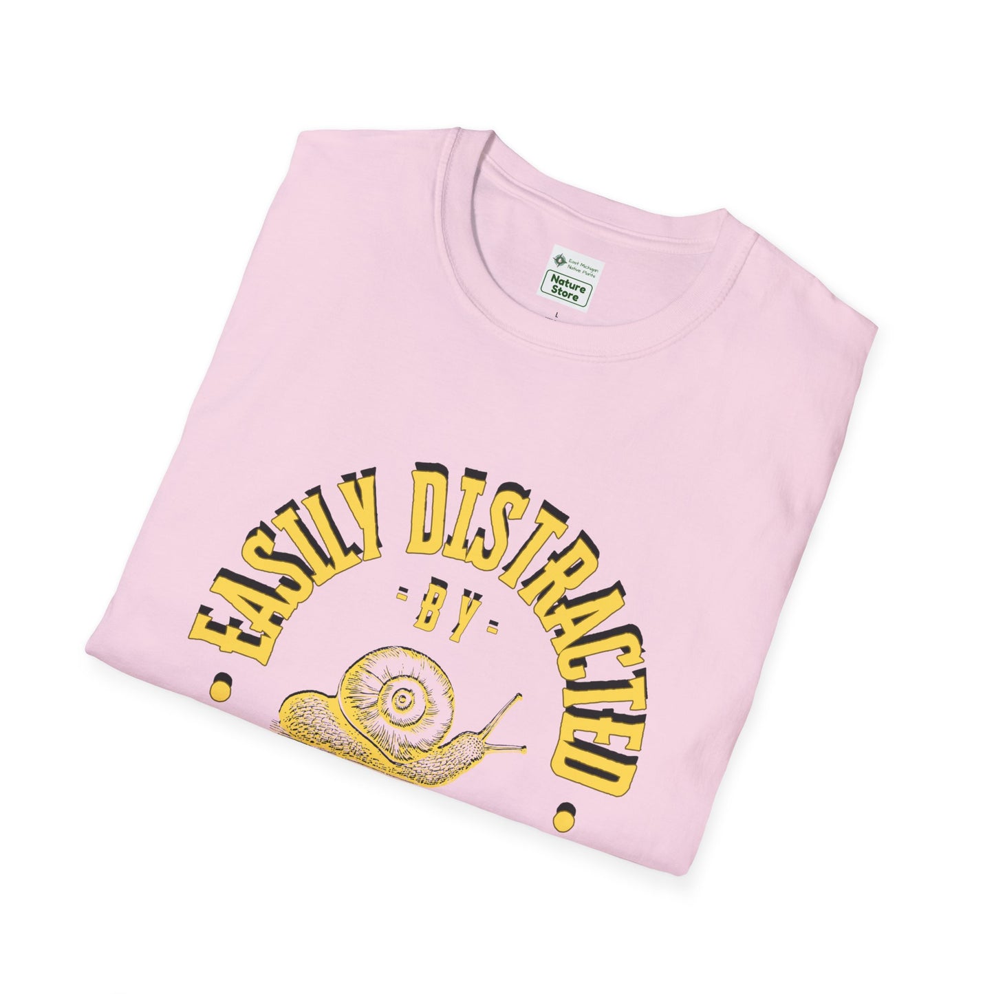 Unisex Softstyle T-Shirt, Distracted by Snails