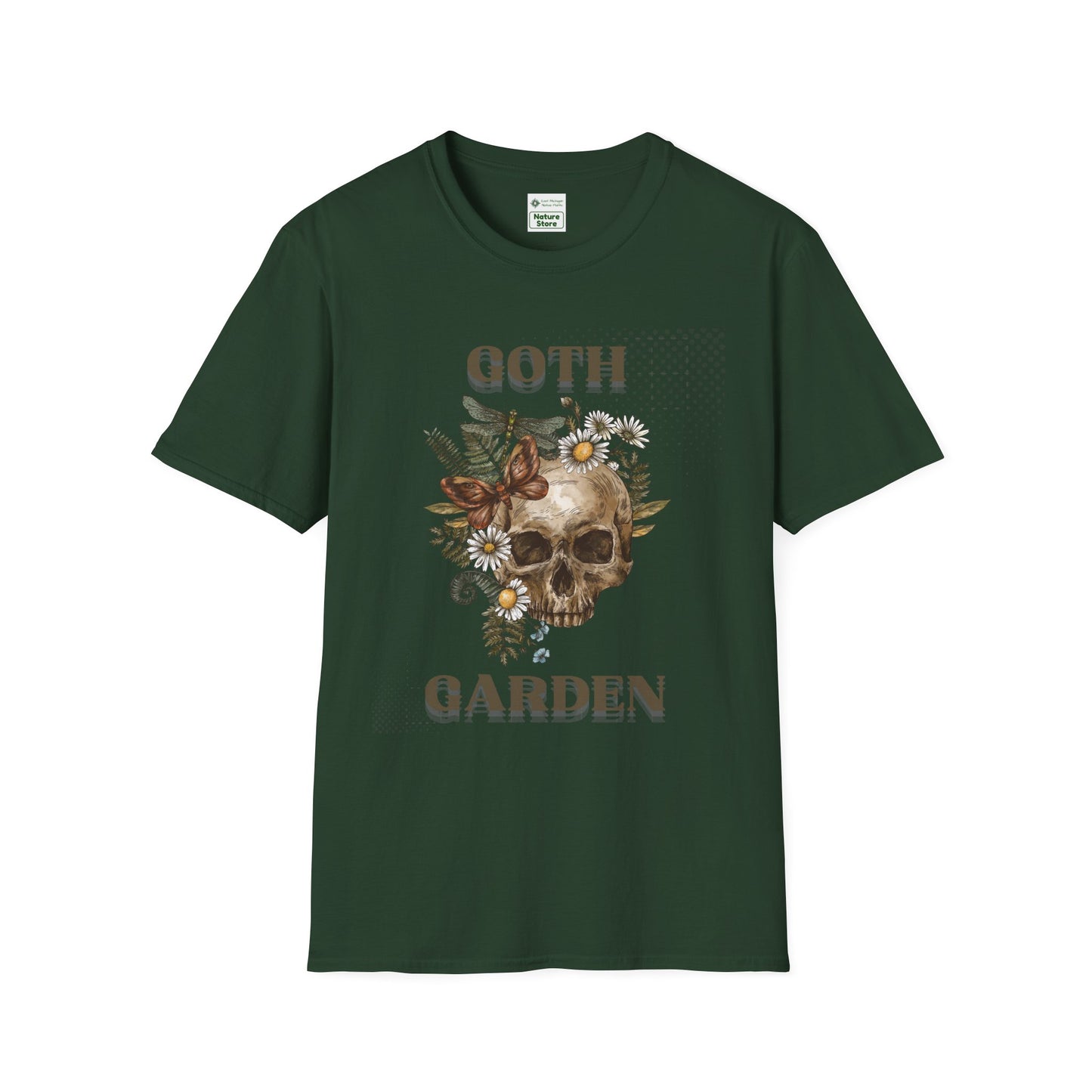 T-Shirt Unisex Softstyle, Goth Garden