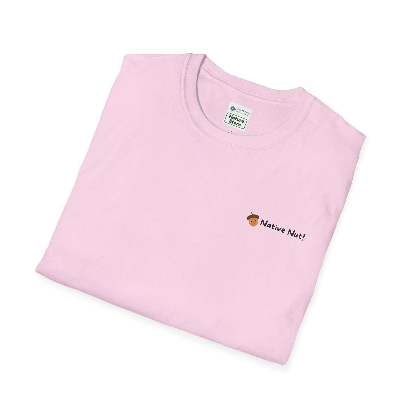 Unisex Softstyle T-Shirt, Native Nut! (Back)