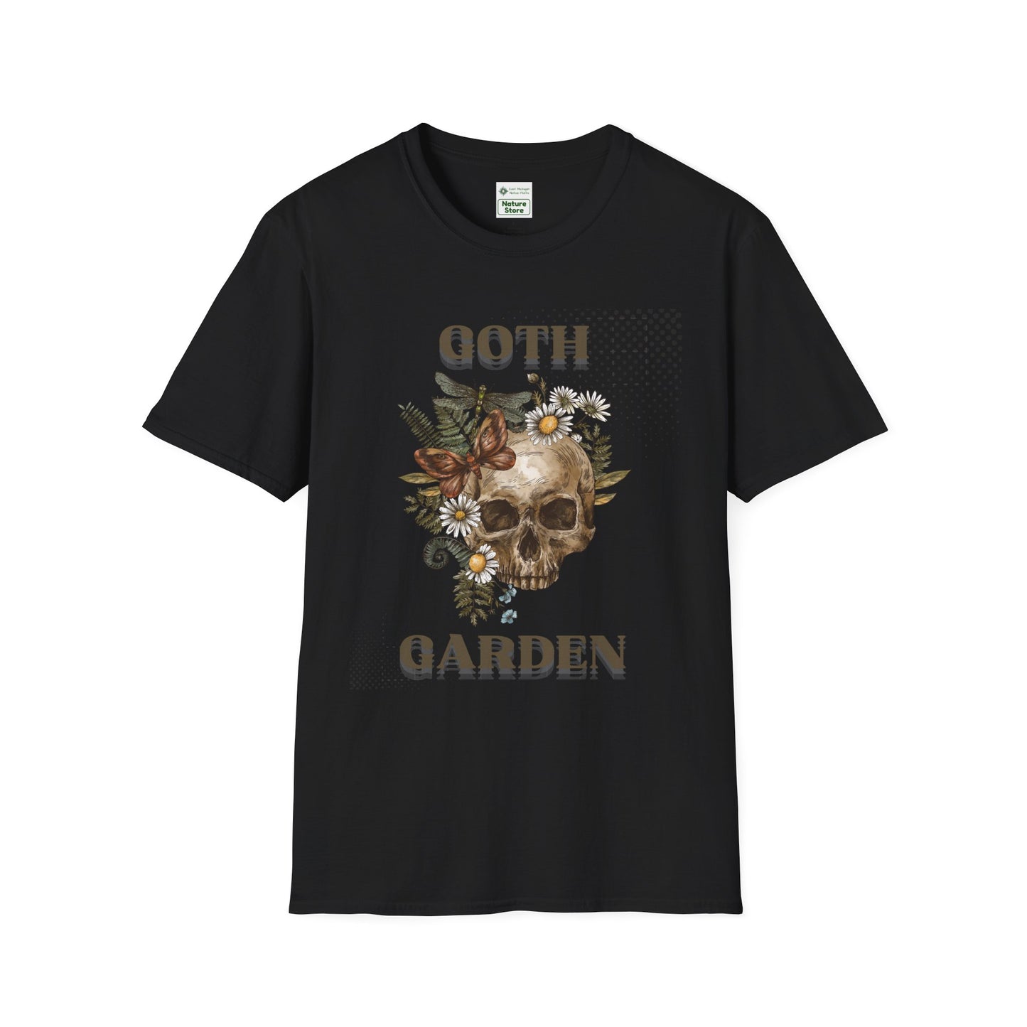 T-Shirt Unisex Softstyle, Goth Garden