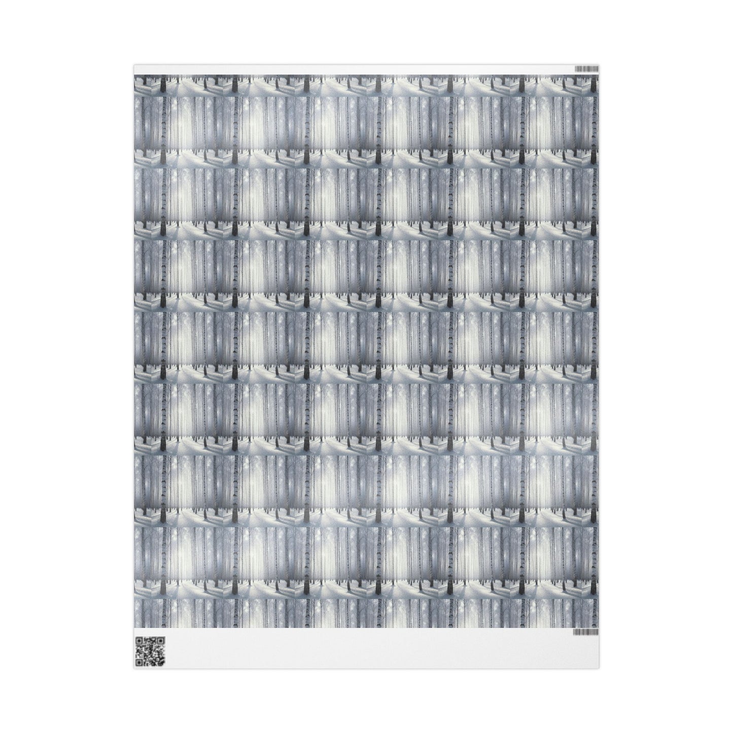 Wrapping Paper, Winter Birch Forest