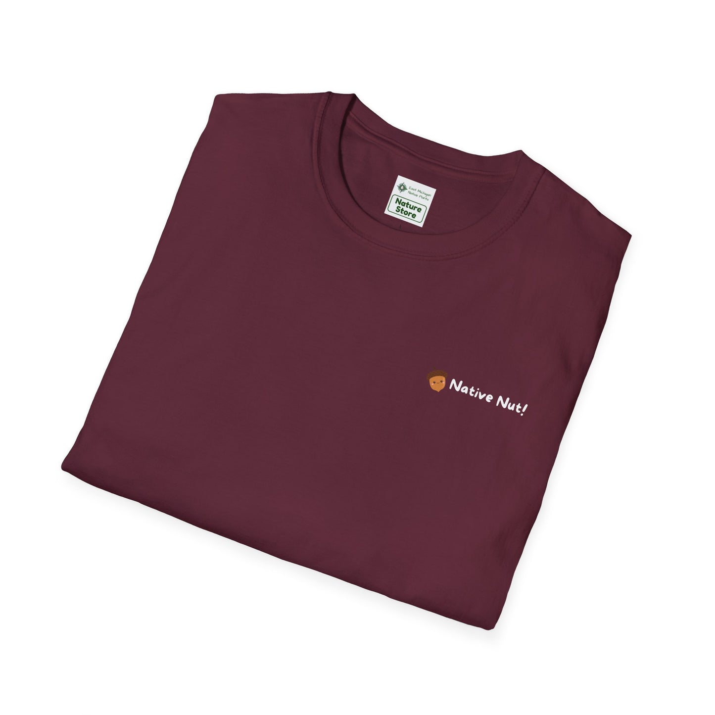 Unisex Softstyle T-Shirt, Native Nut! (Back)