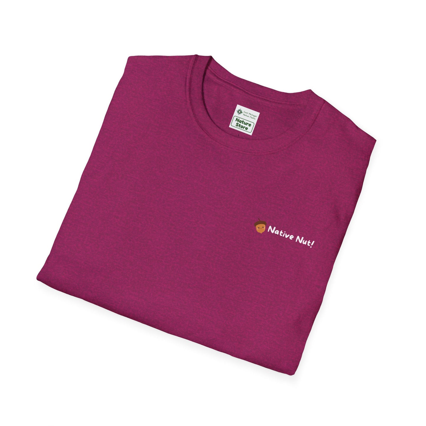 Unisex Softstyle T-Shirt, Native Nut! (Back)