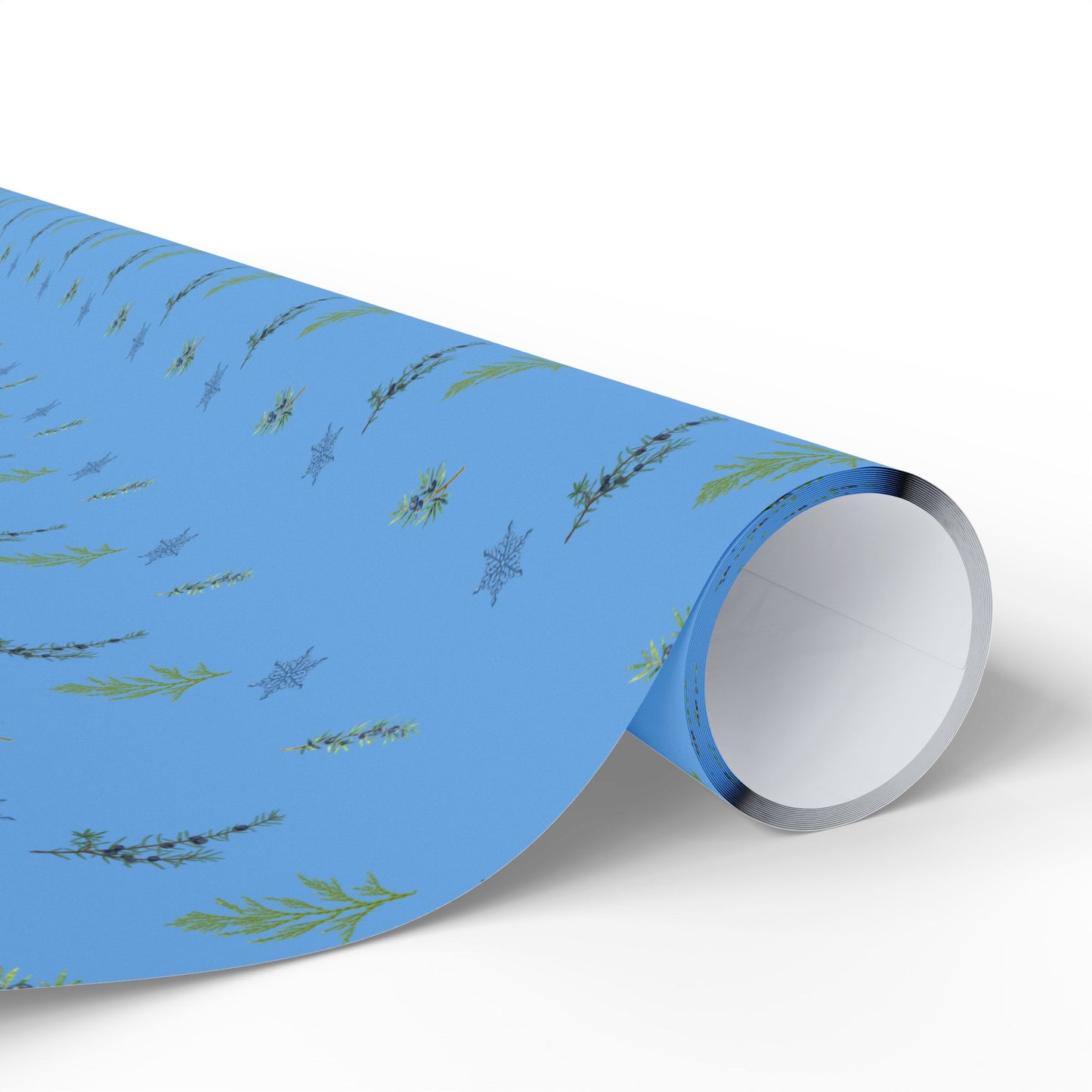 Wrapping Paper, Juniper Berry - Lt Blue