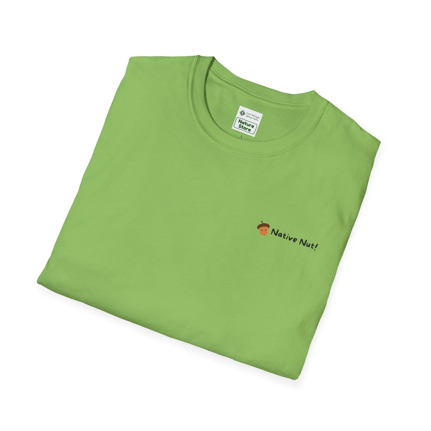 Unisex Softstyle T-Shirt, Native Nut! (Back)