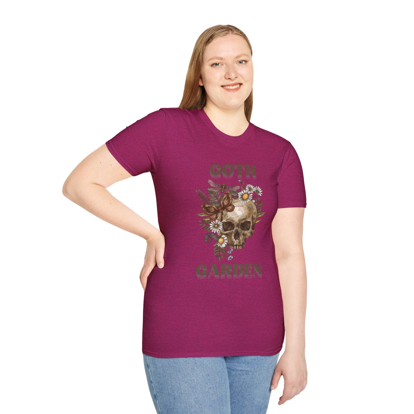 T-Shirt Unisex Softstyle, Goth Garden