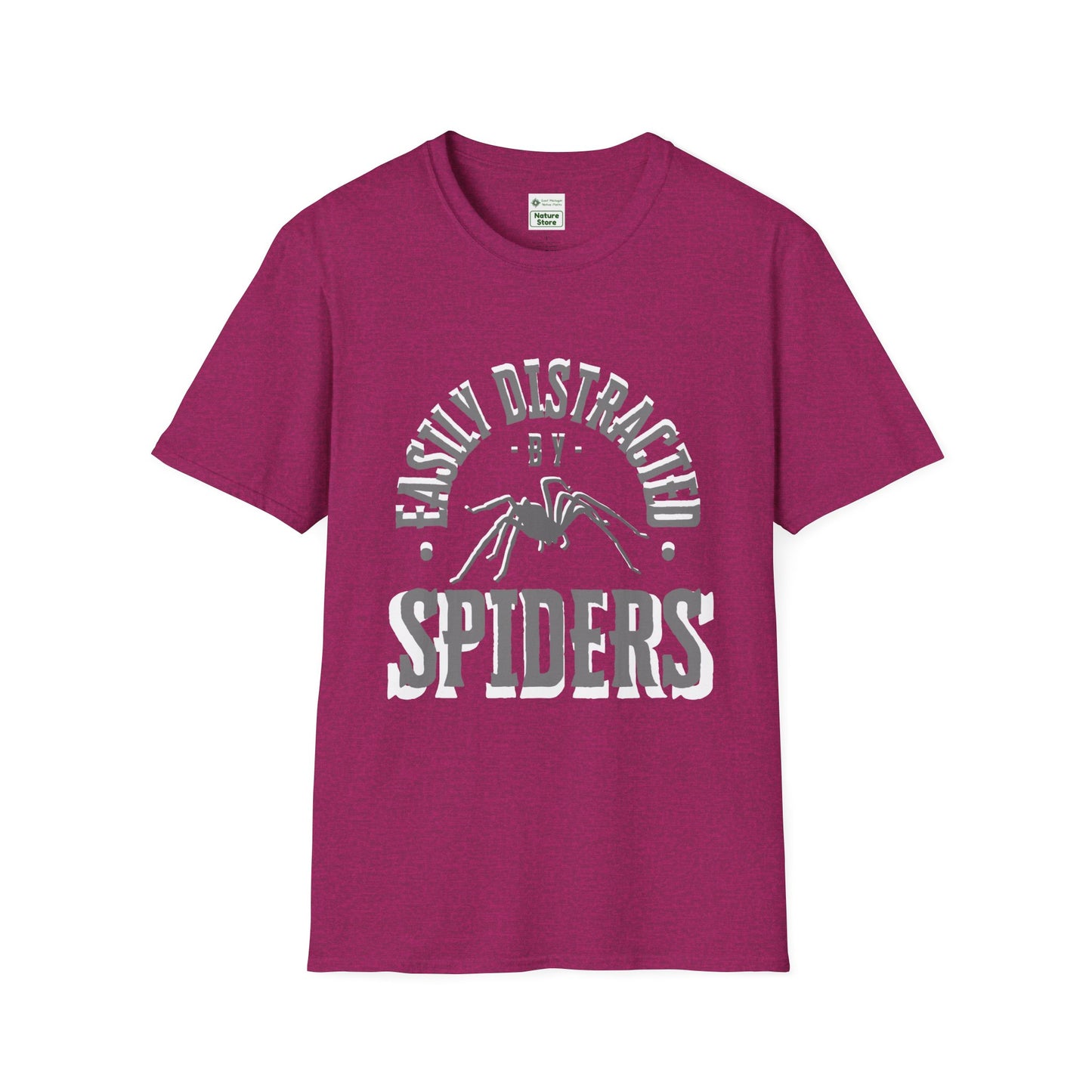 EastMichNatives T-Shirt, Distracted by Spiders