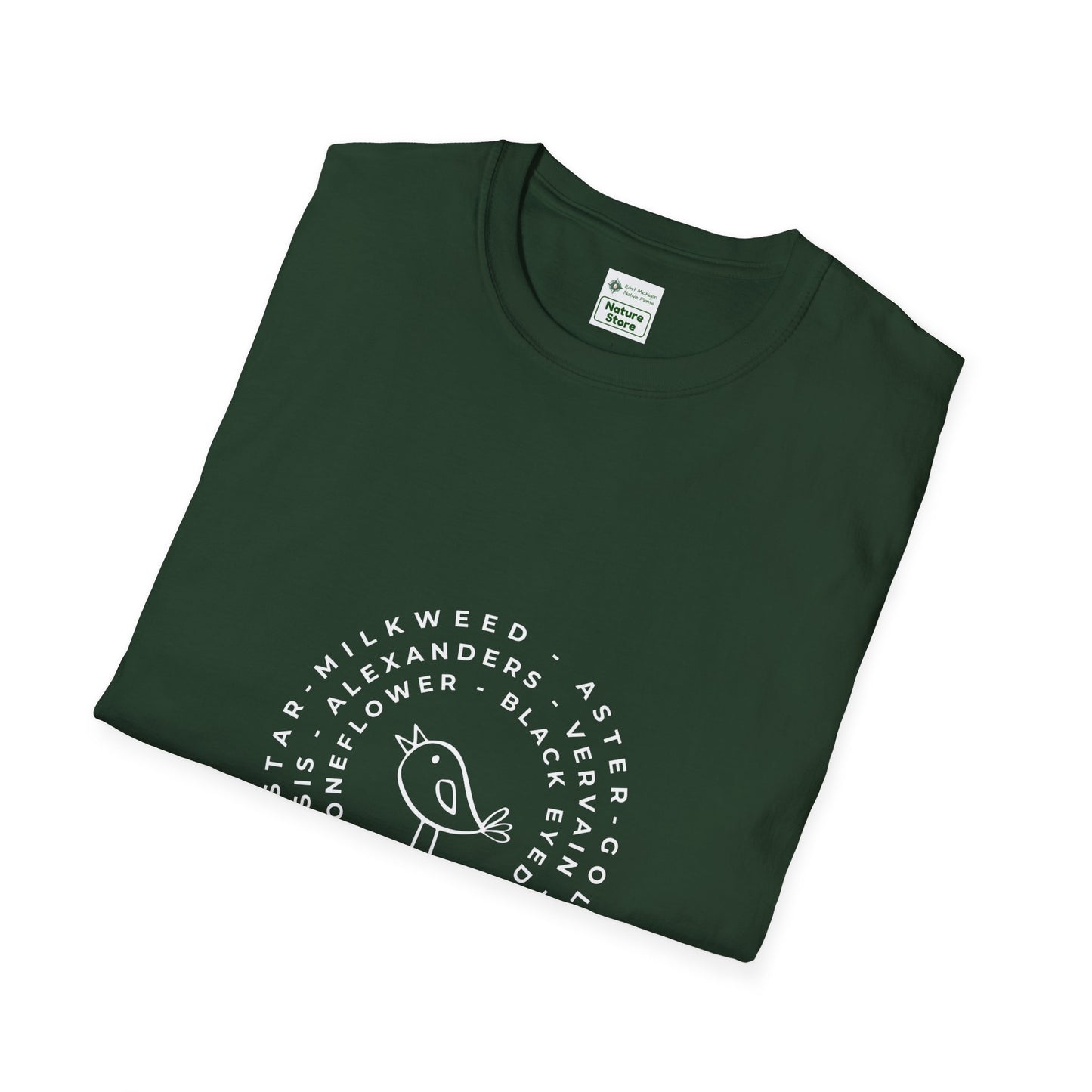 T-Shirt Unisex Softstyle, Native Plants & Birds
