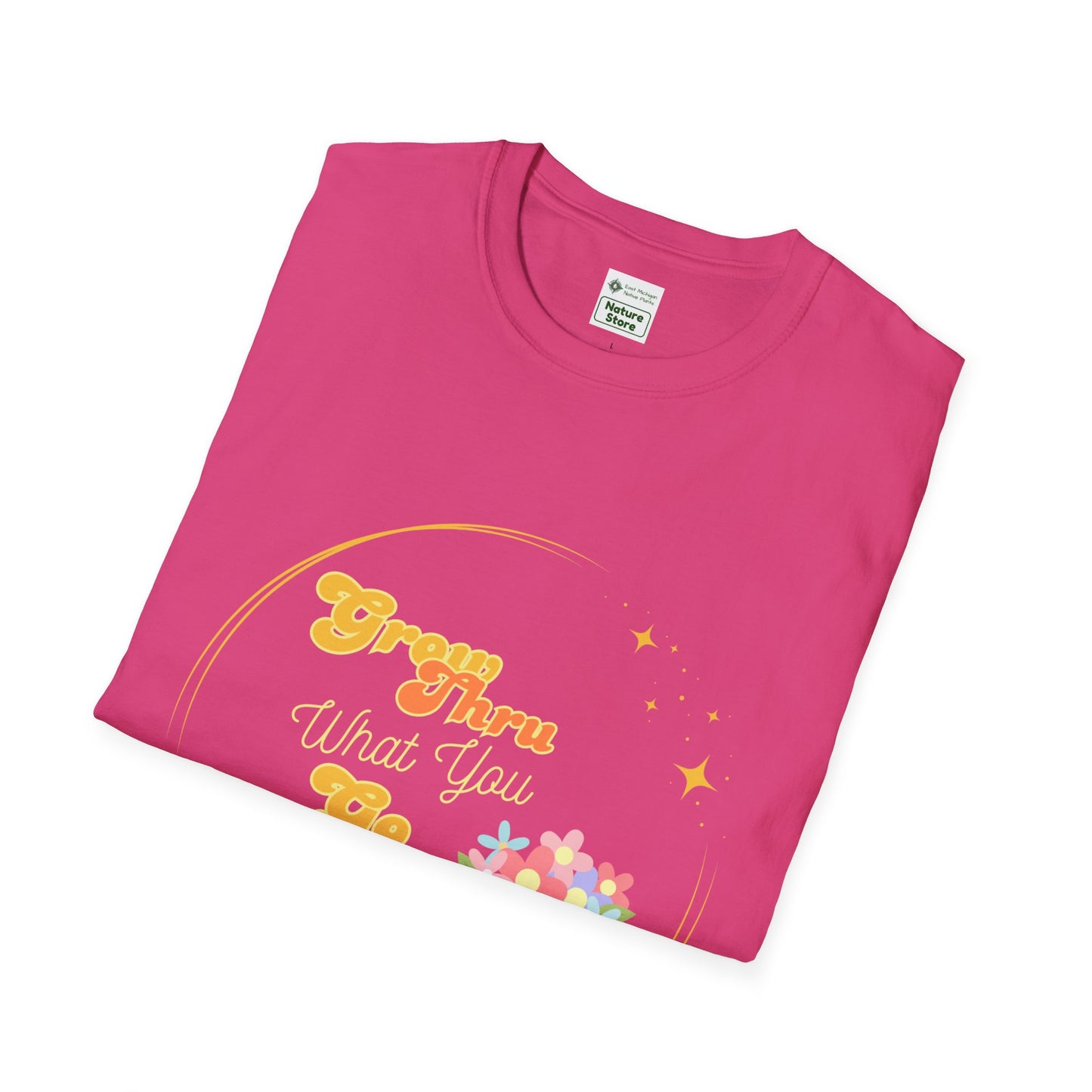 Unisex Softstyle T-Shirt Grow Through What You Go Through
