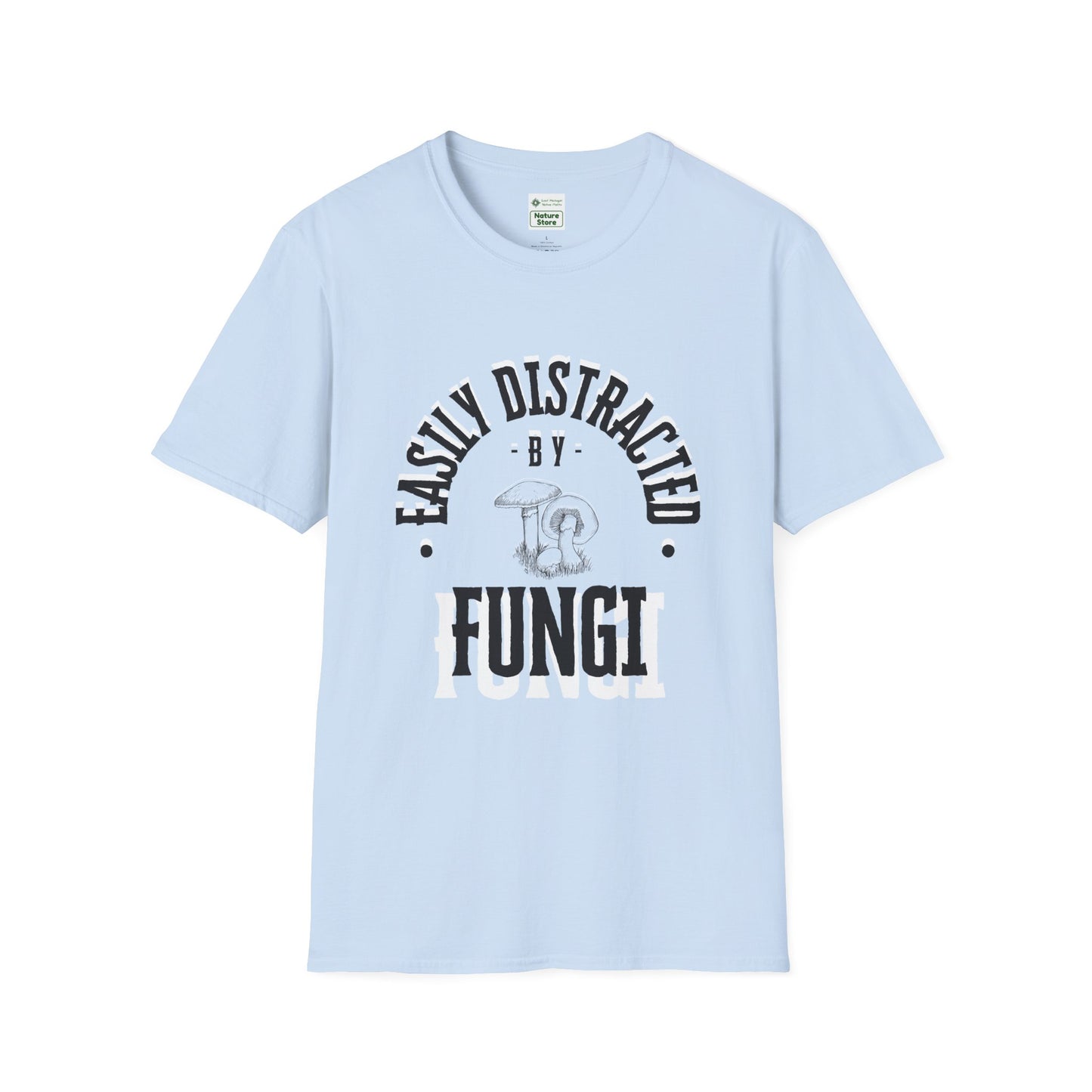 Unisex Softstyle T-Shirt, Distracted by Fungi