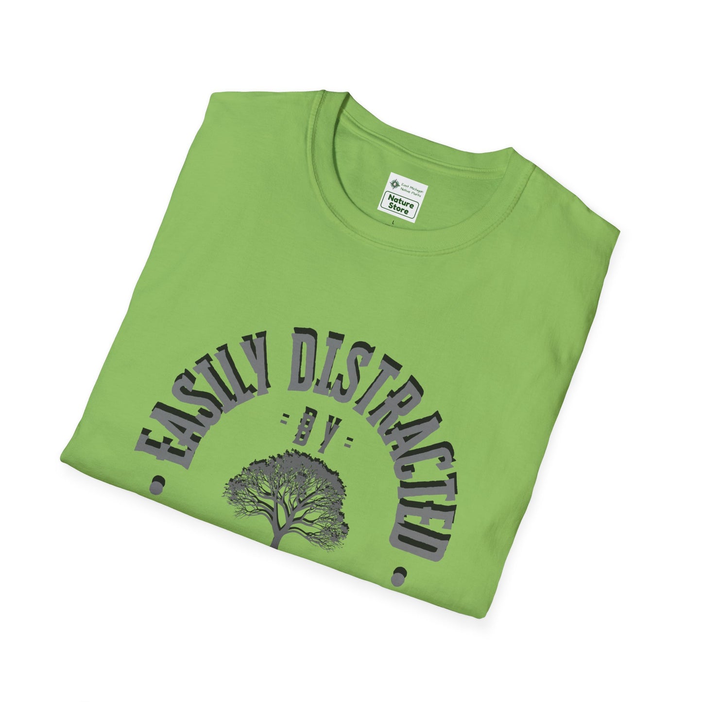 T-Shirt Unisex Softstyle, Distracted by Trees