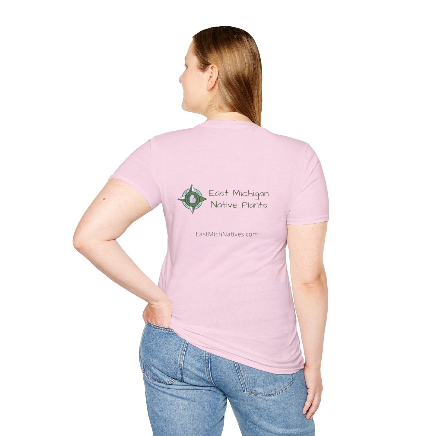 EastMichNatives T-shirt, Native Plants Make Life Better, Floral