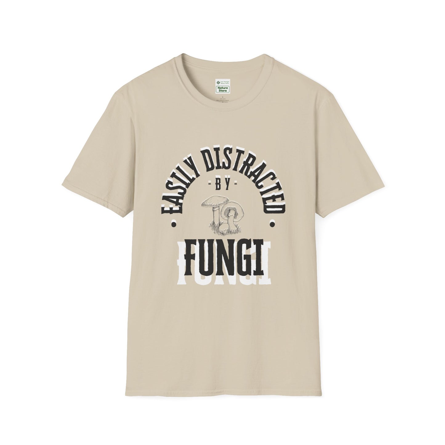 Unisex Softstyle T-Shirt, Distracted by Fungi