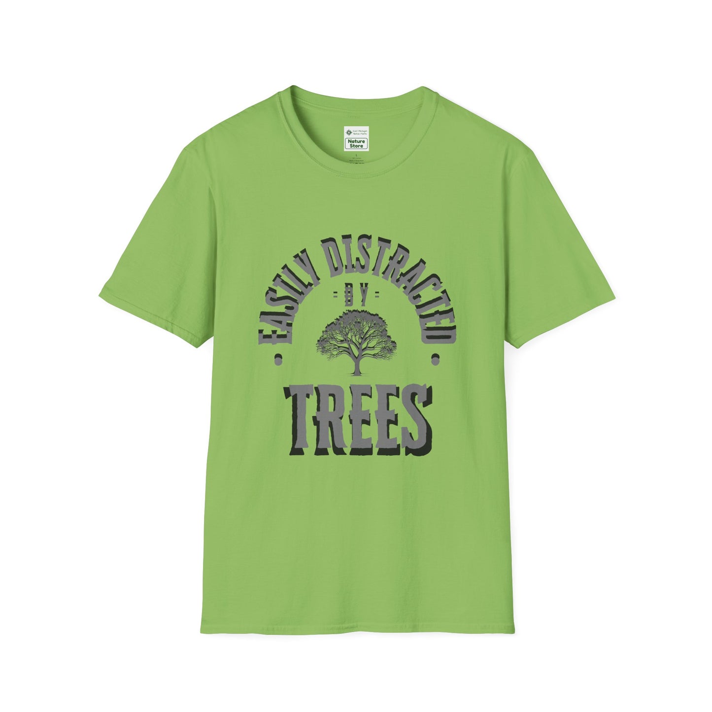 T-Shirt Unisex Softstyle, Distracted by Trees