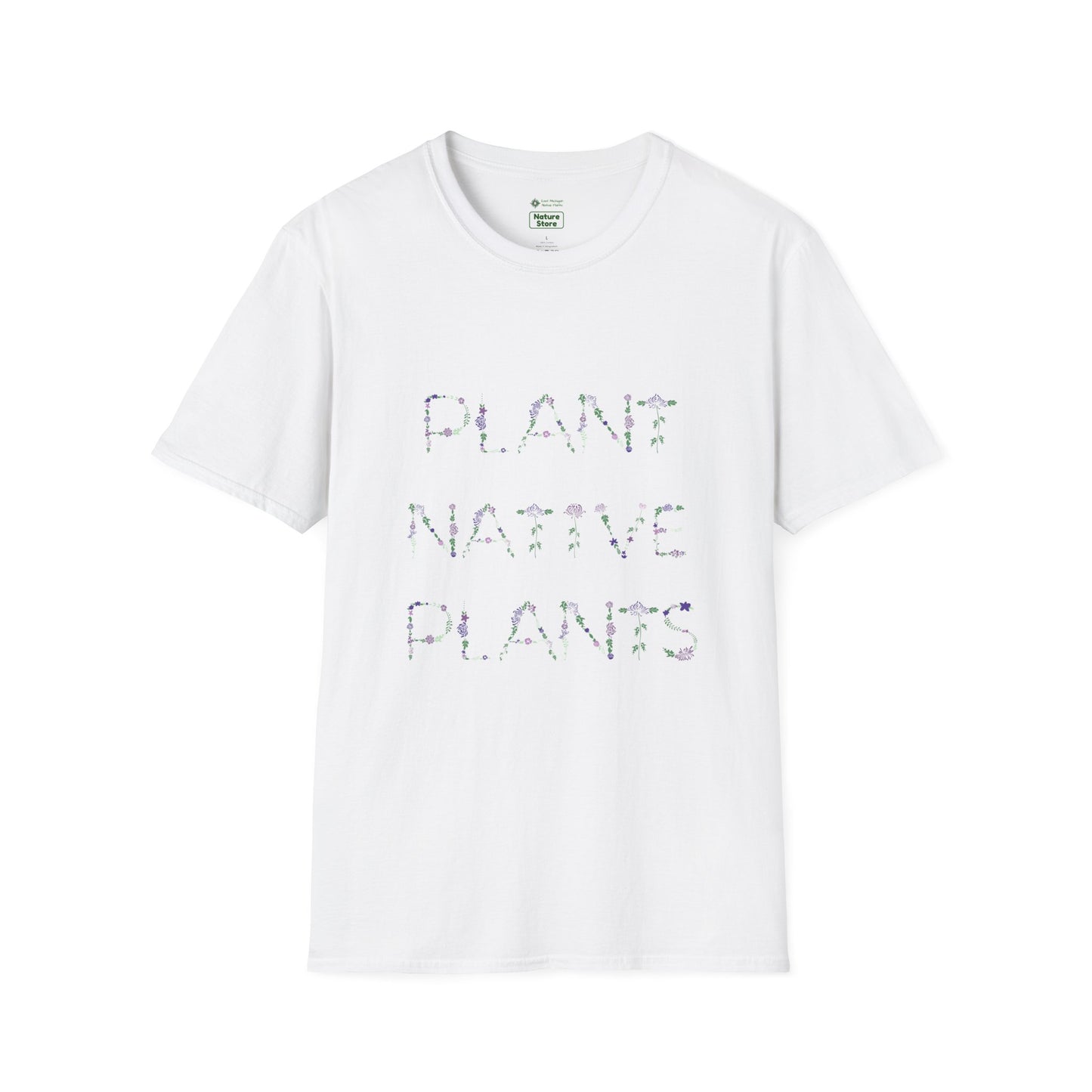 T-Shirt Unisex Softstyle, Plant Native Plants, Floral Flowers