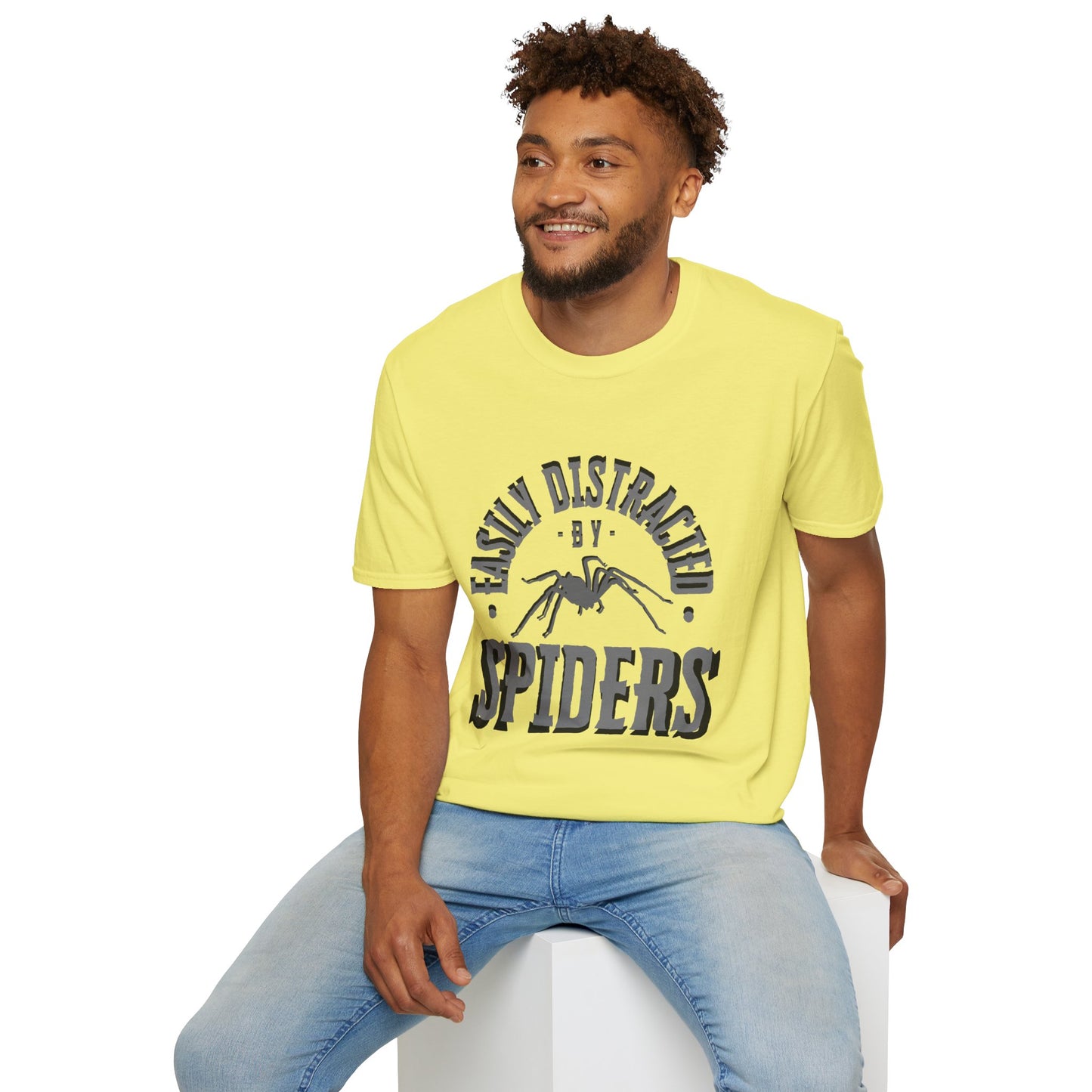 EastMichNatives T-Shirt, Distracted by Spiders