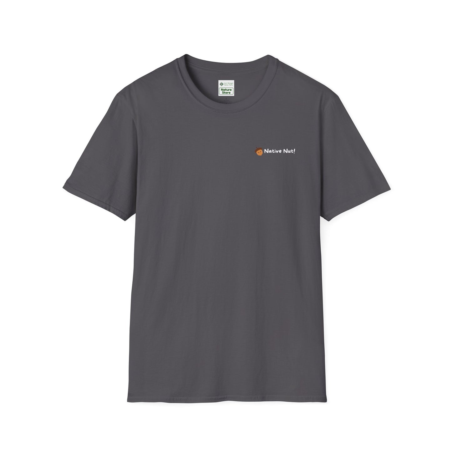 Unisex Softstyle T-Shirt, Native Nut! (Back)