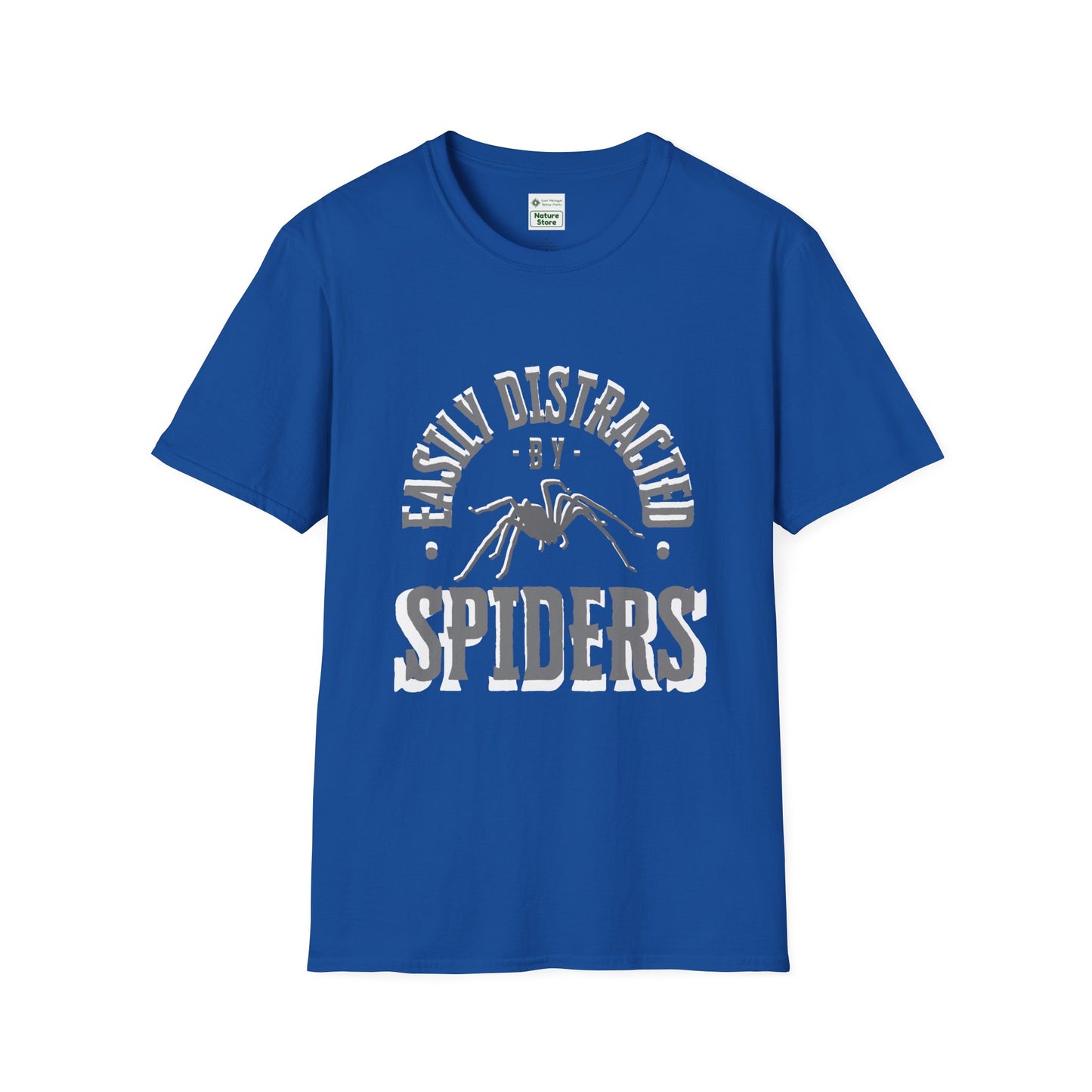 EastMichNatives T-Shirt, Distracted by Spiders