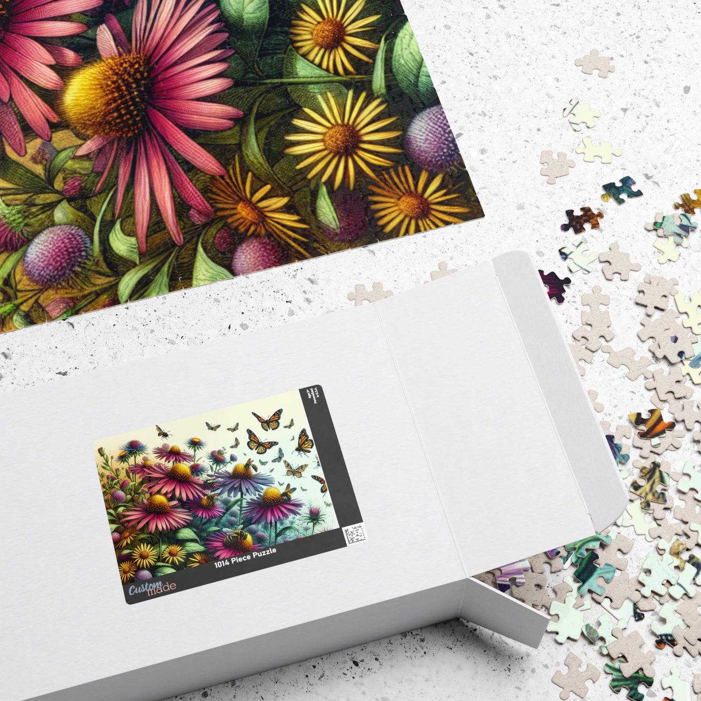 Puzzle, Asters & Monarchs(110, 252, 520, 1014-piece)