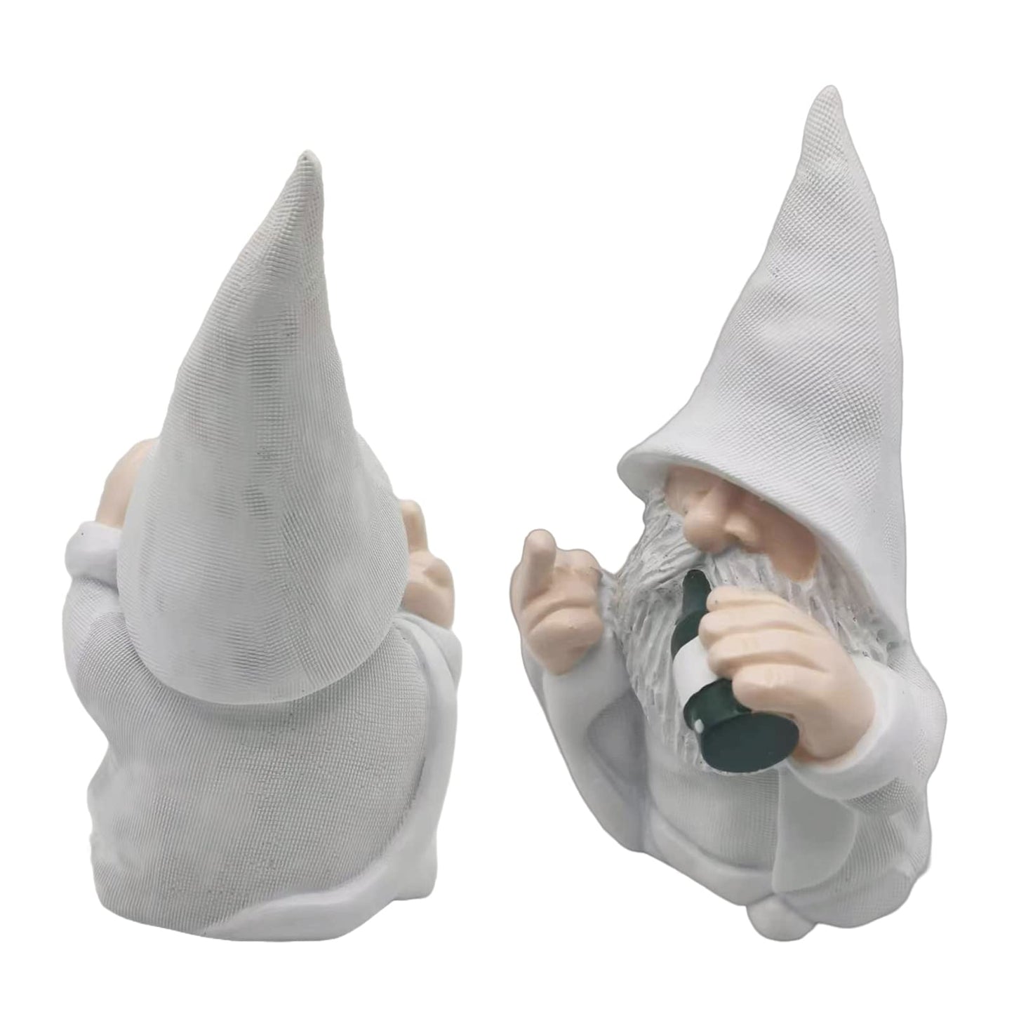 MINICAR Funny Middle Finger Garden Gnomes Statues Outdoor Decor, Drinking Gnome Sculptures Yard Patio Decorations Naughty Gifts