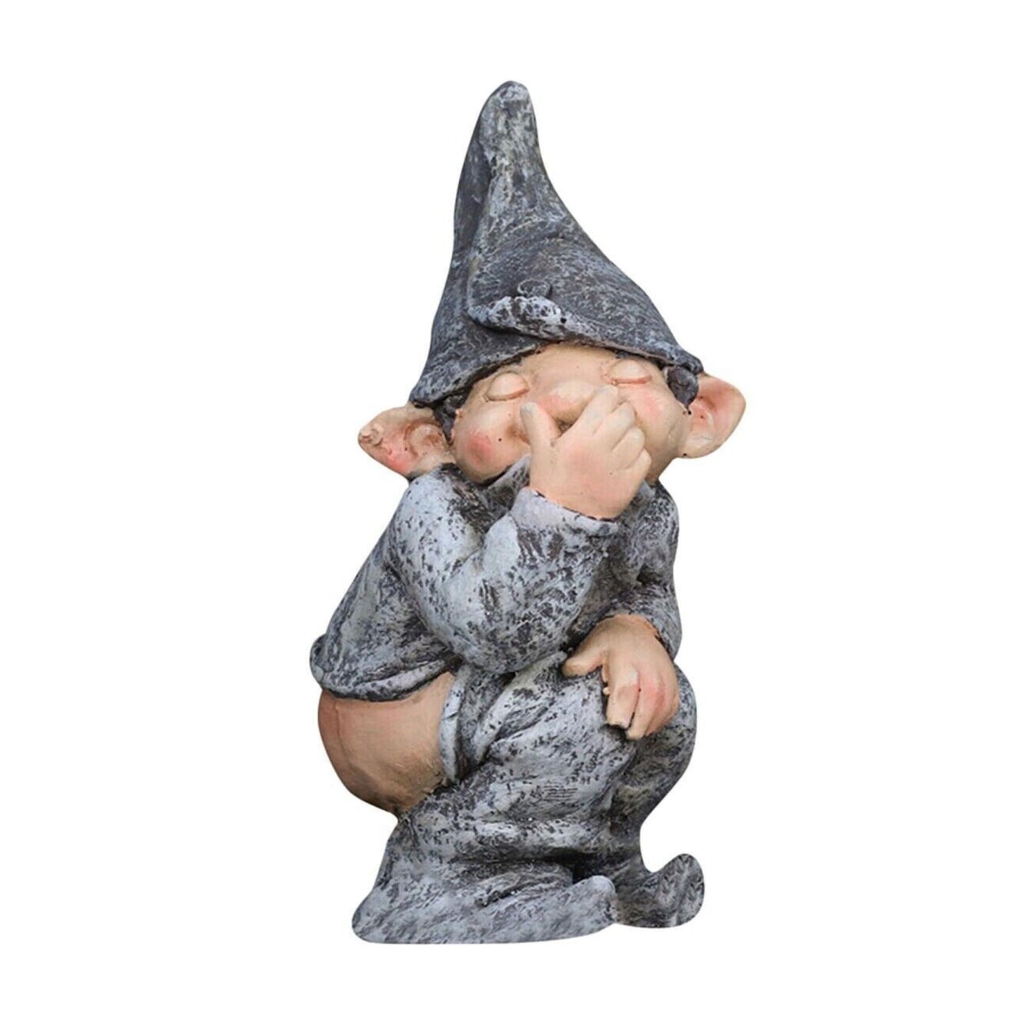 THE PERFECT PART Gnome Decor - Funny Pooping Mini Gnome Statue, Naughty Resin Garden Gnome for Decor, Naked Miniature Dwarf Gnome Figurine for Home Garden Ornament, Funny Lawn Gnome Statue