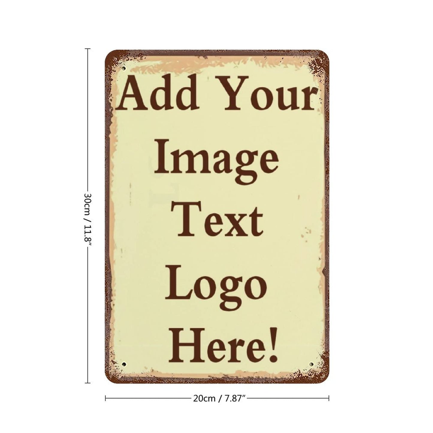 Personalized Metal Signs Custom Waterproof Aluminum Tin Plaque Wall Art Home Decor Garden Farm Warning Sign Safety Plaque Custom No Parking Sign,Gift Ideas, 8x12 In Design by Your Own