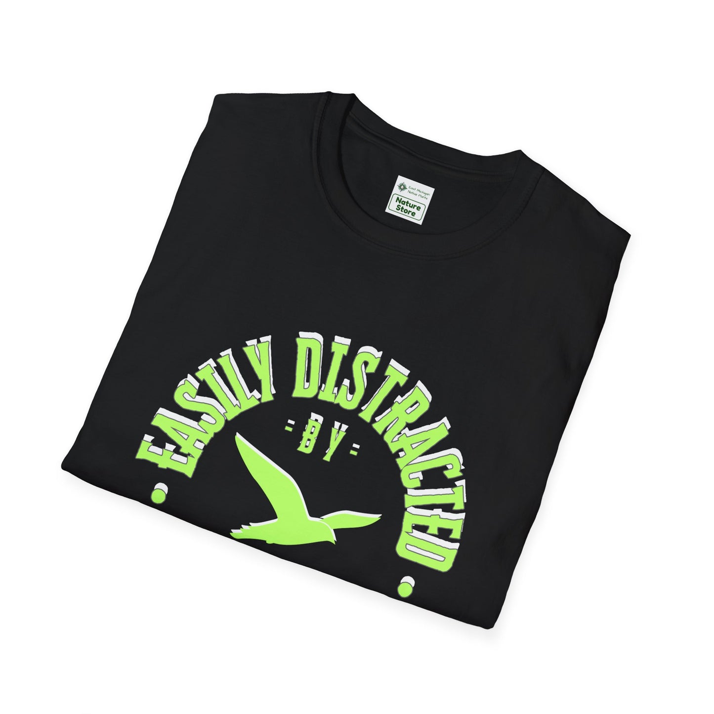 EastMichNatives T-Shirt, Distracted by Birds, Soaring