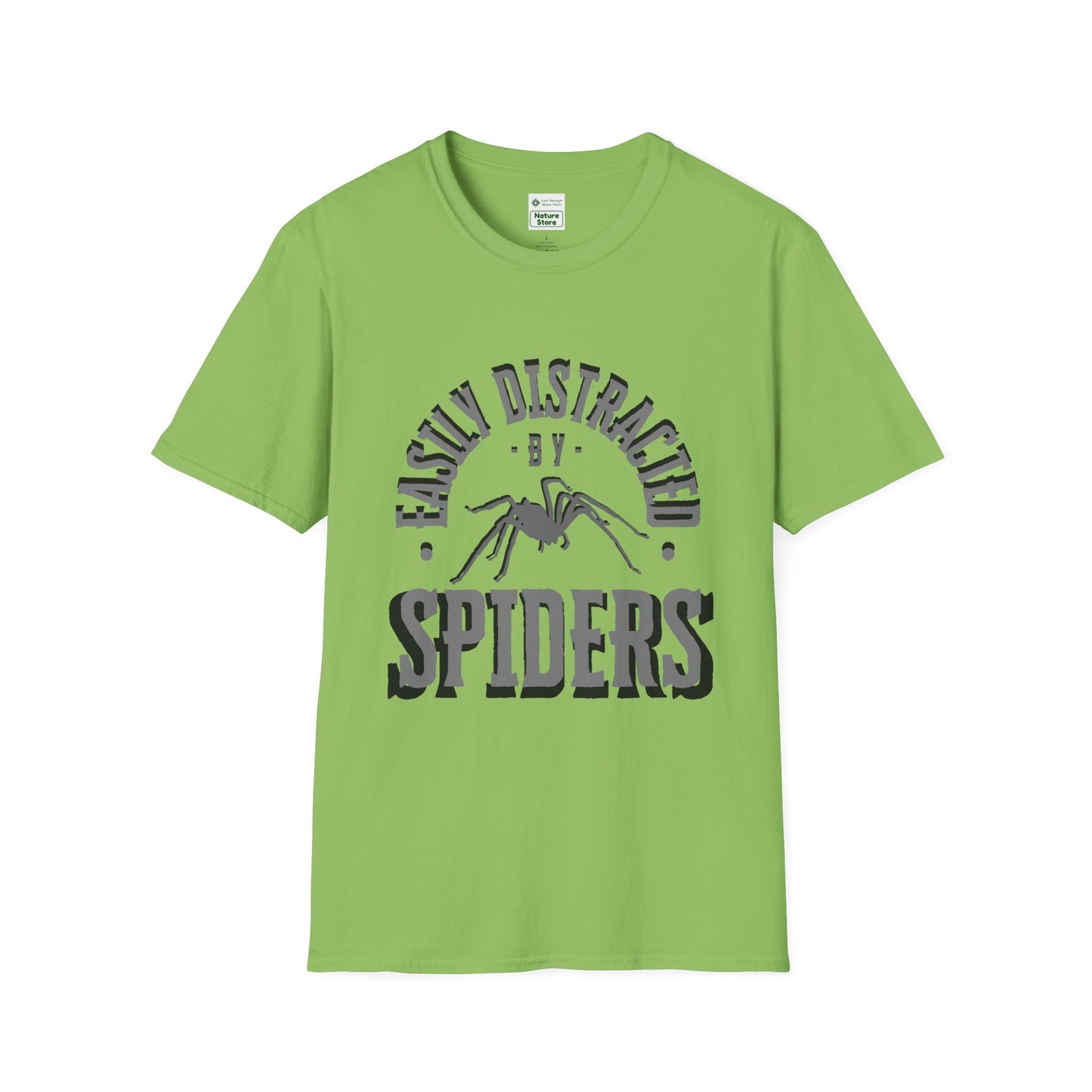 EastMichNatives T-Shirt, Distracted by Spiders
