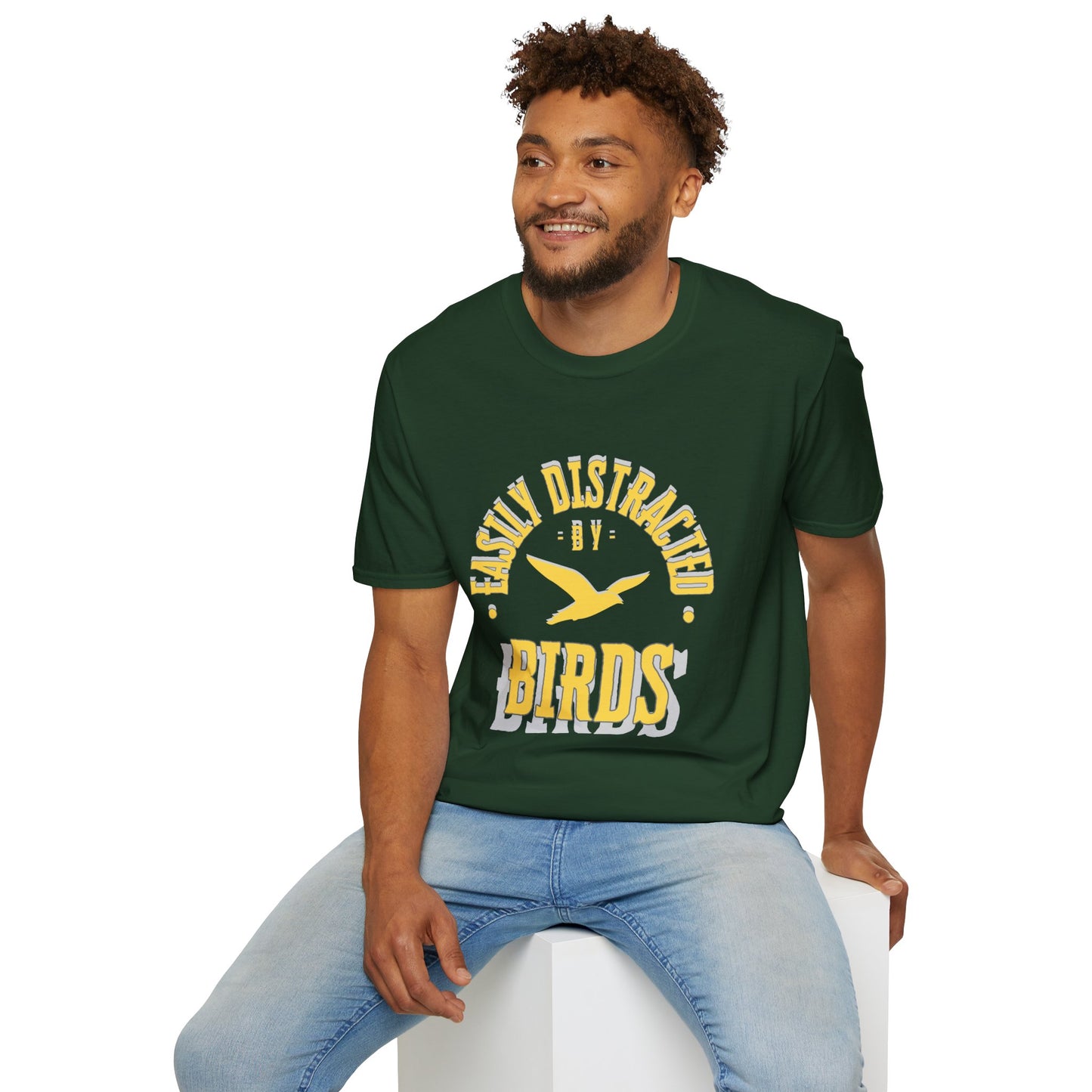 EastMichNatives T-Shirt, Distracted by Birds, Soaring