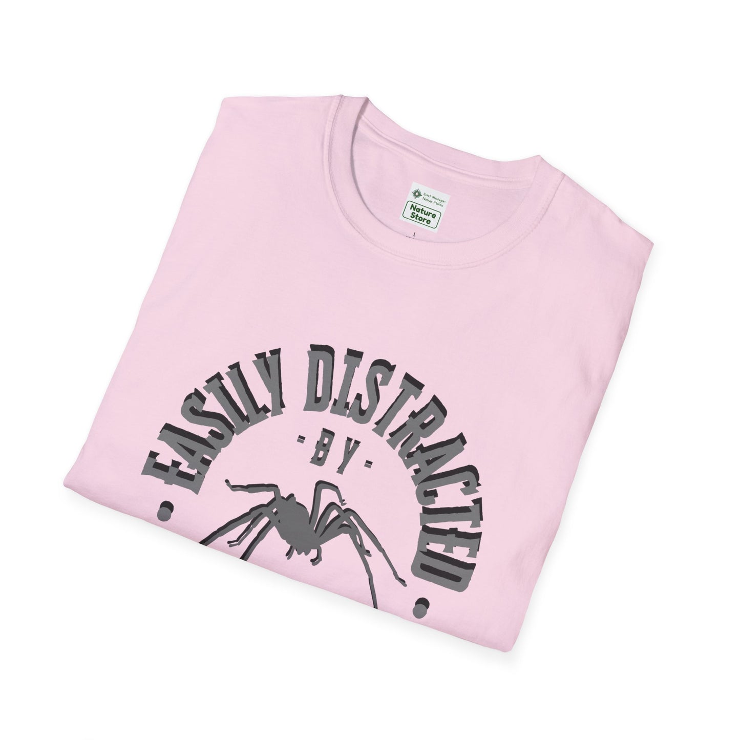 EastMichNatives T-Shirt, Distracted by Spiders