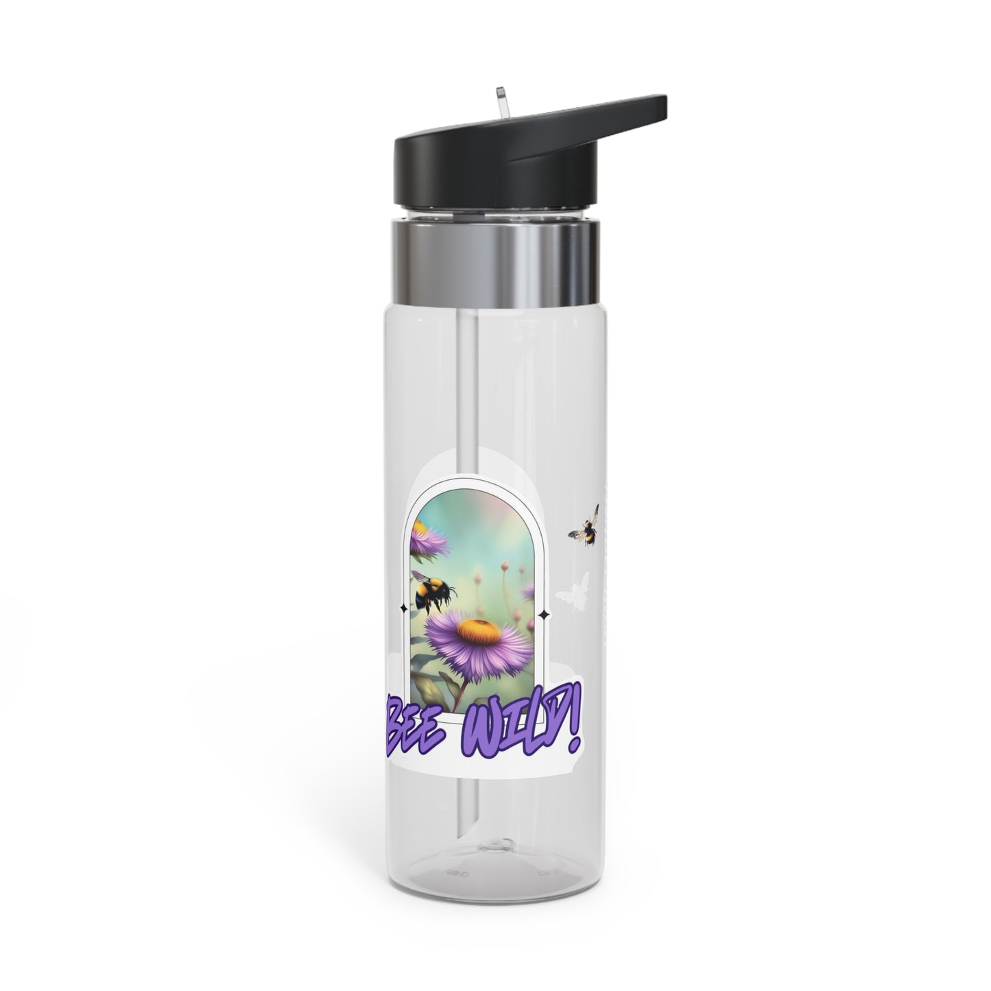 Sport Bottle, 20oz, Bee Wild! Plant Native!