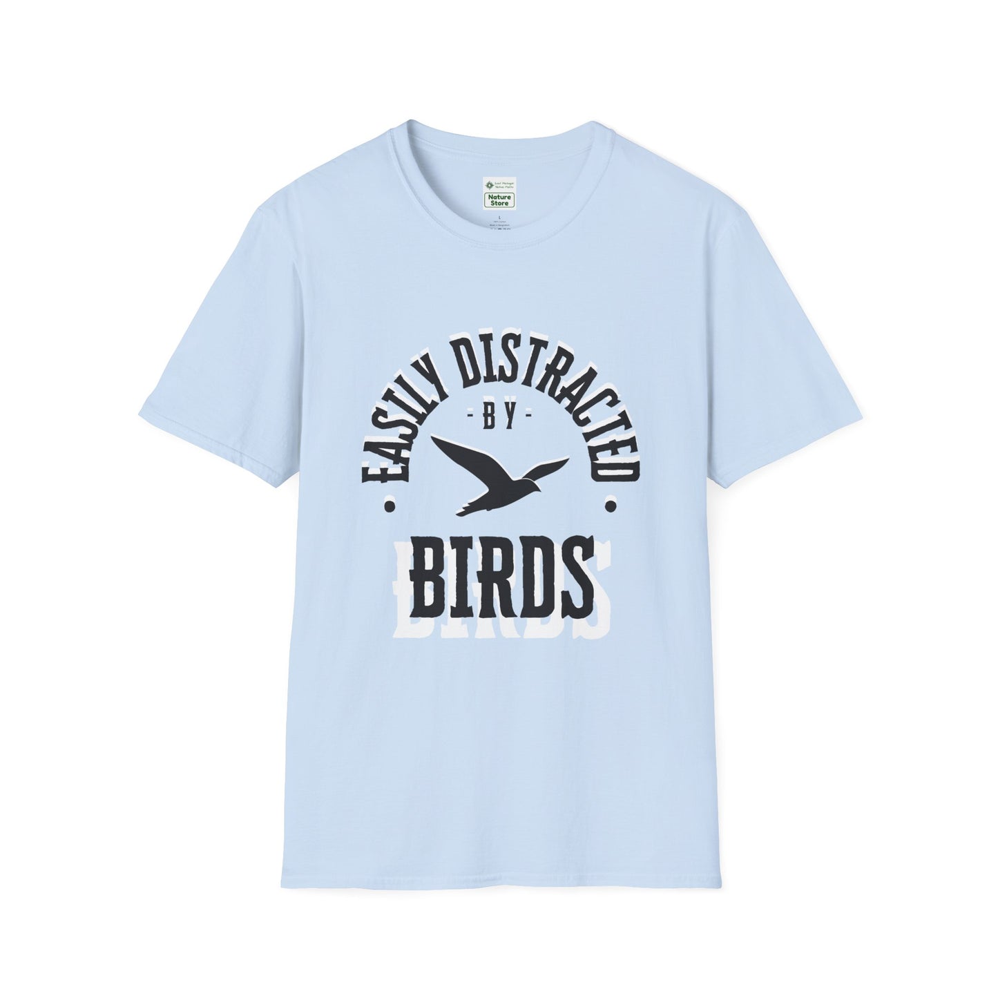EastMichNatives T-Shirt, Distracted by Birds, Soaring