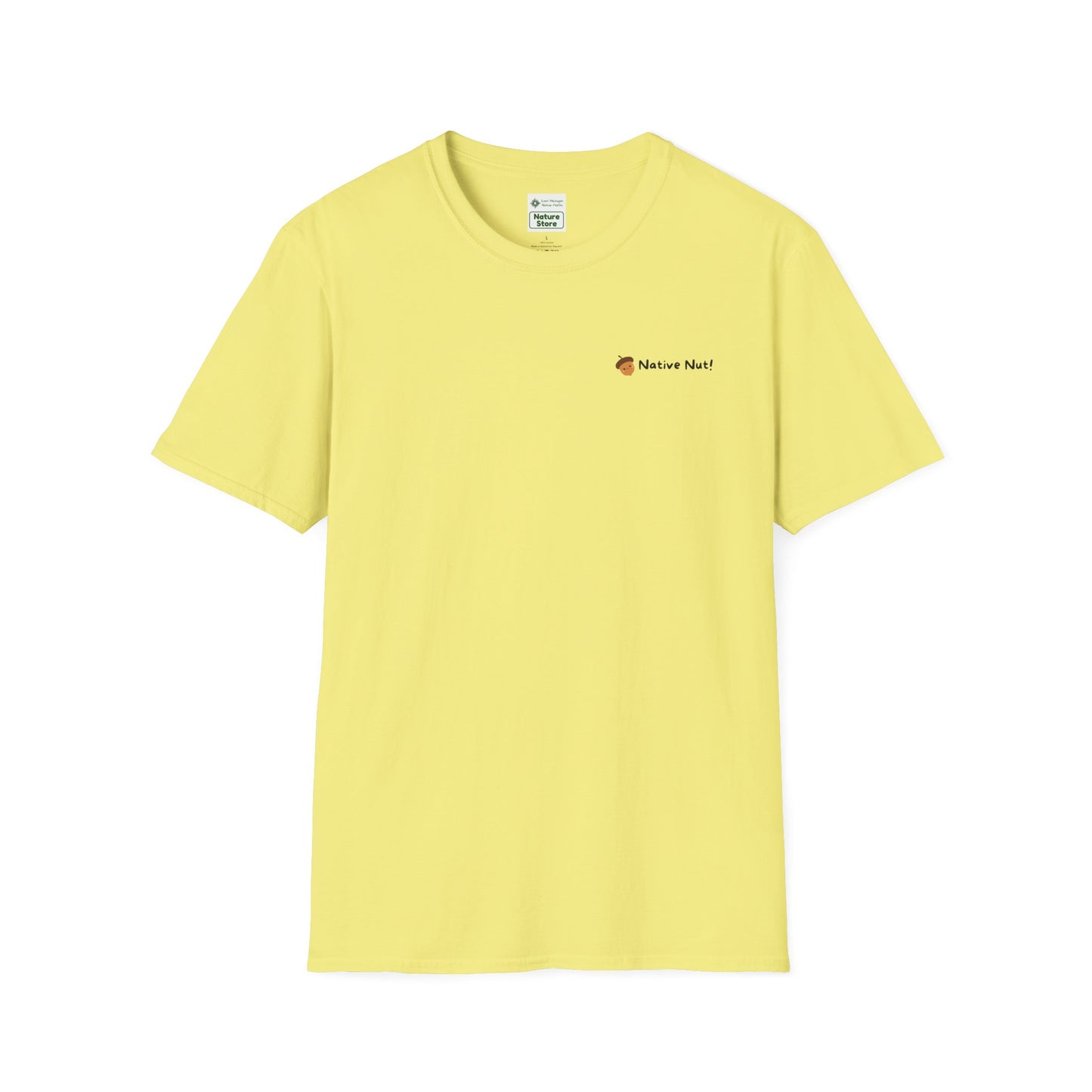 Unisex Softstyle T-Shirt, Native Nut! (Back)