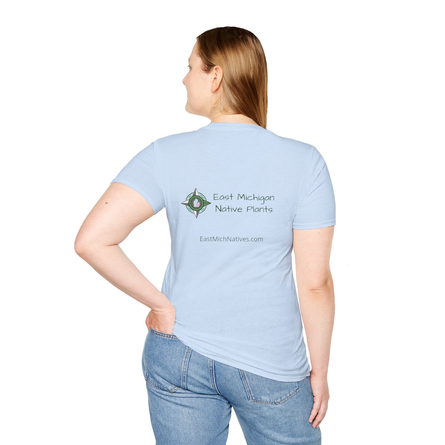 EastMichNatives T-shirt, Native Plants Make Life Better, Floral