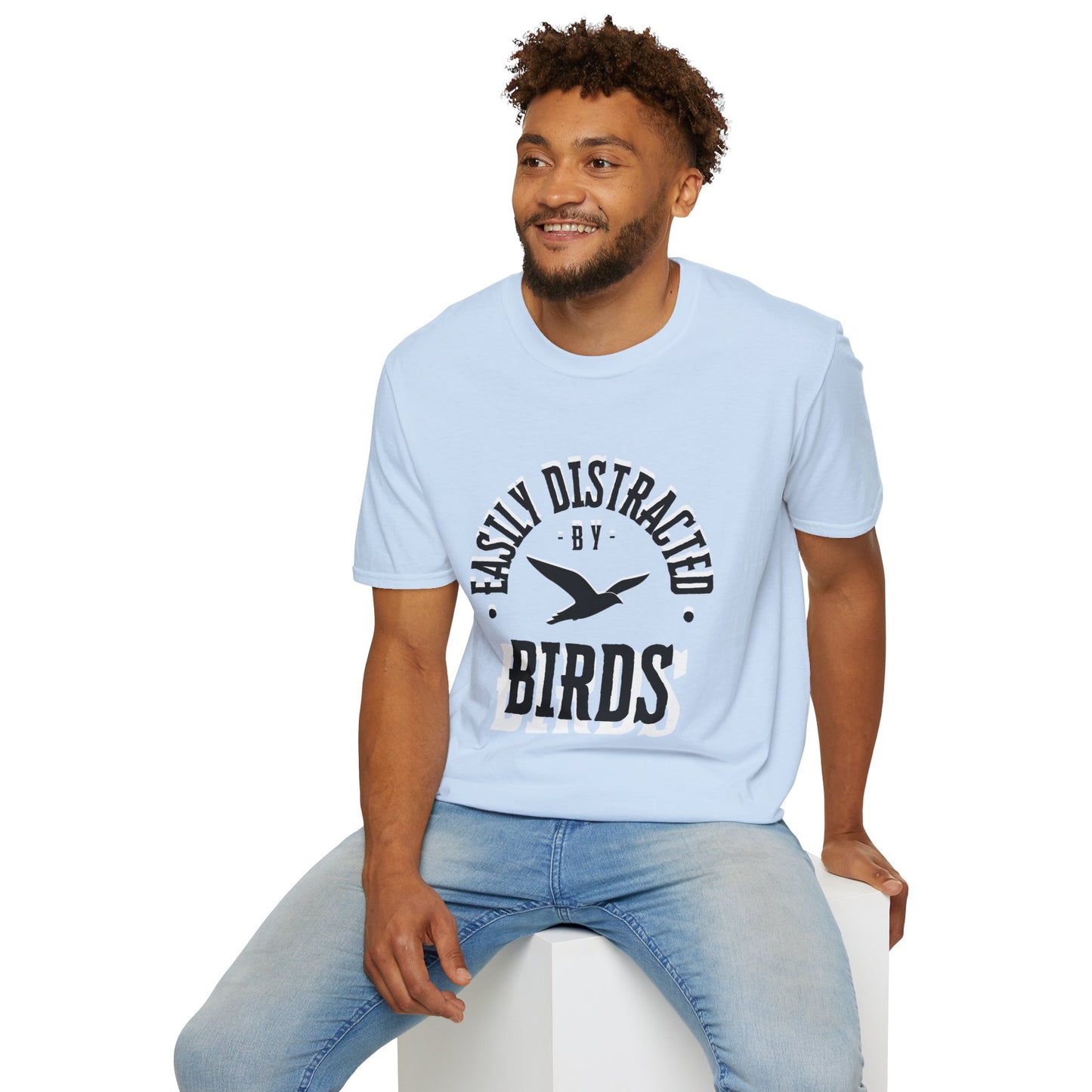 EastMichNatives T-Shirt, Distracted by Birds, Soaring