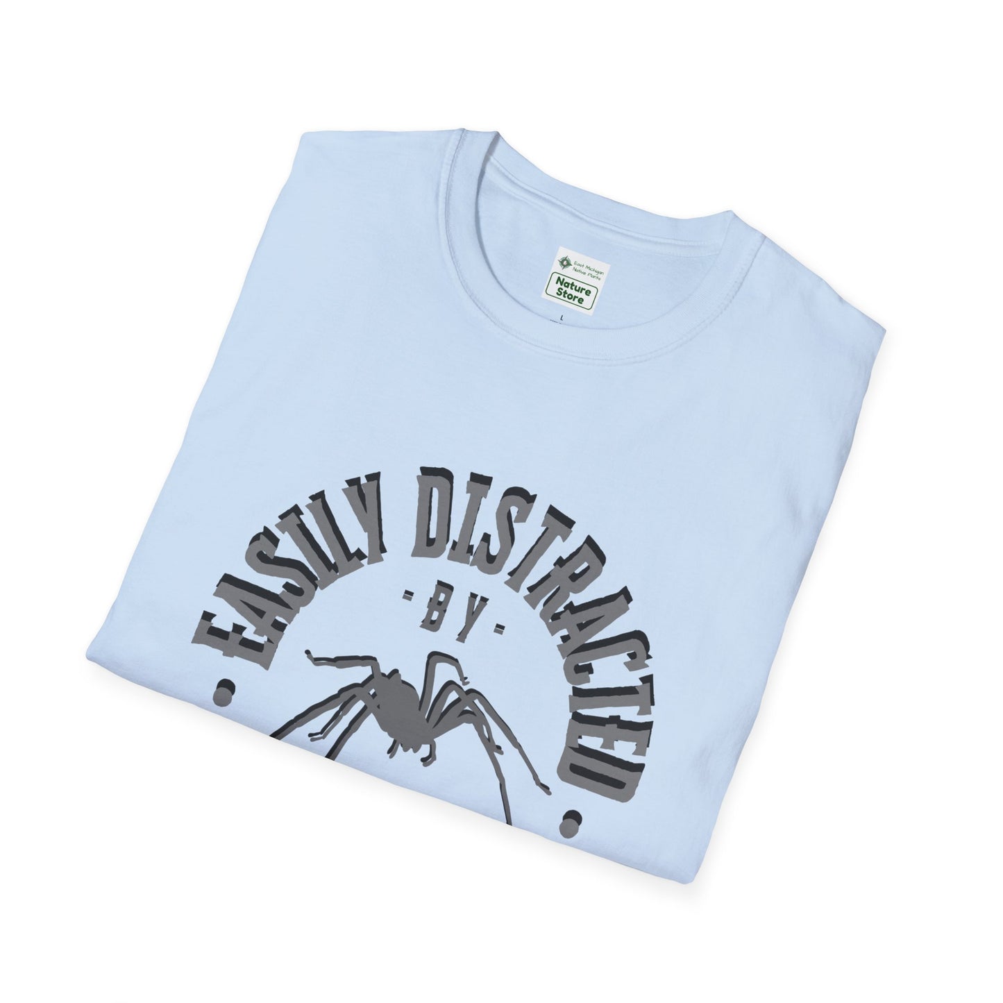 EastMichNatives T-Shirt, Distracted by Spiders
