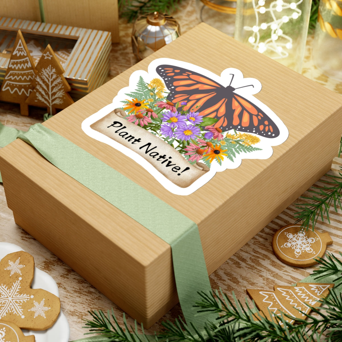 Stickers, Monarch Plant Native!