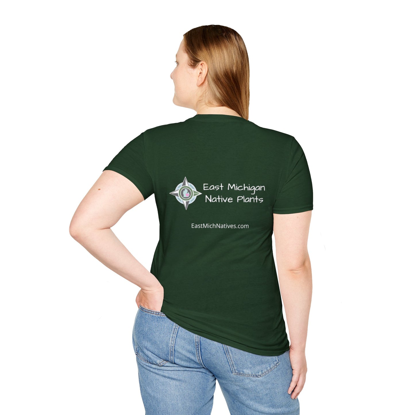 EastMichNatives T-shirt, Native Plants Make Life Better, Floral