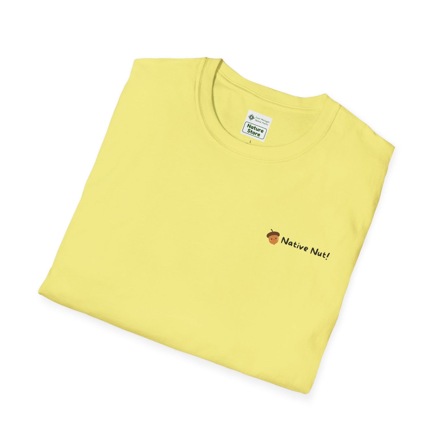 Unisex Softstyle T-Shirt, Native Nut! (Back)