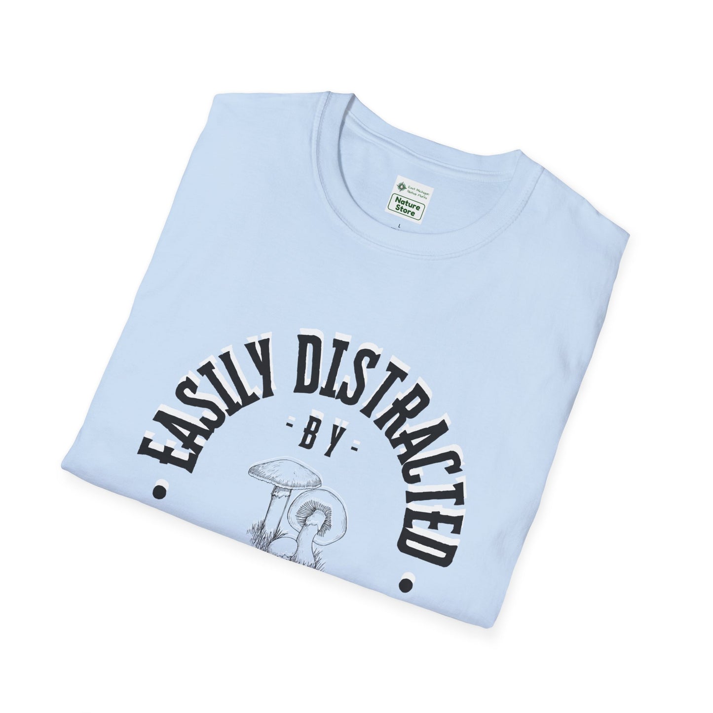 Unisex Softstyle T-Shirt, Distracted by Fungi