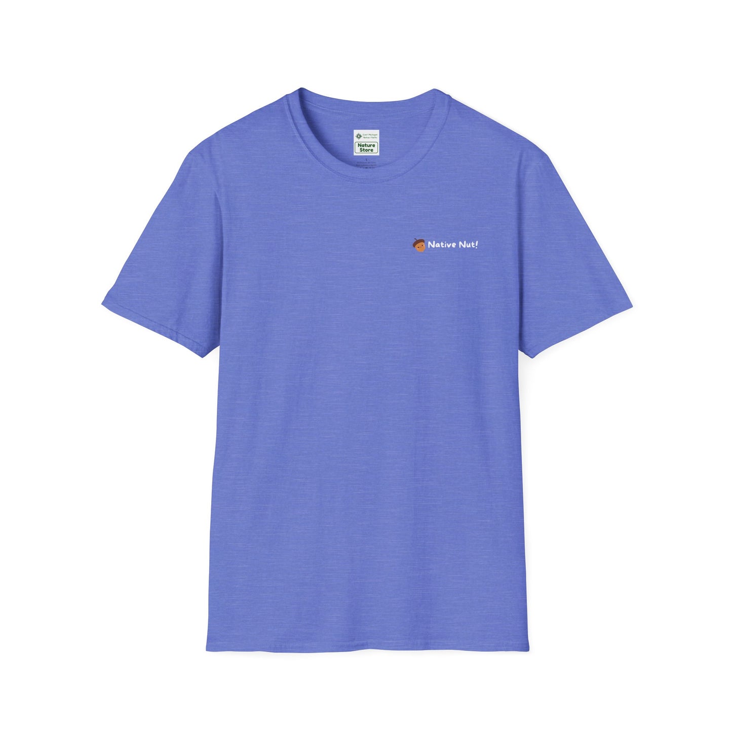 Unisex Softstyle T-Shirt, Native Nut! (Back)