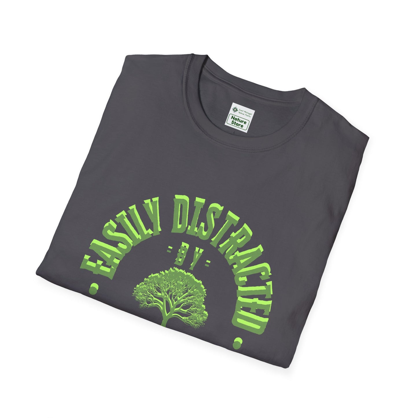 T-Shirt Unisex Softstyle, Distracted by Trees