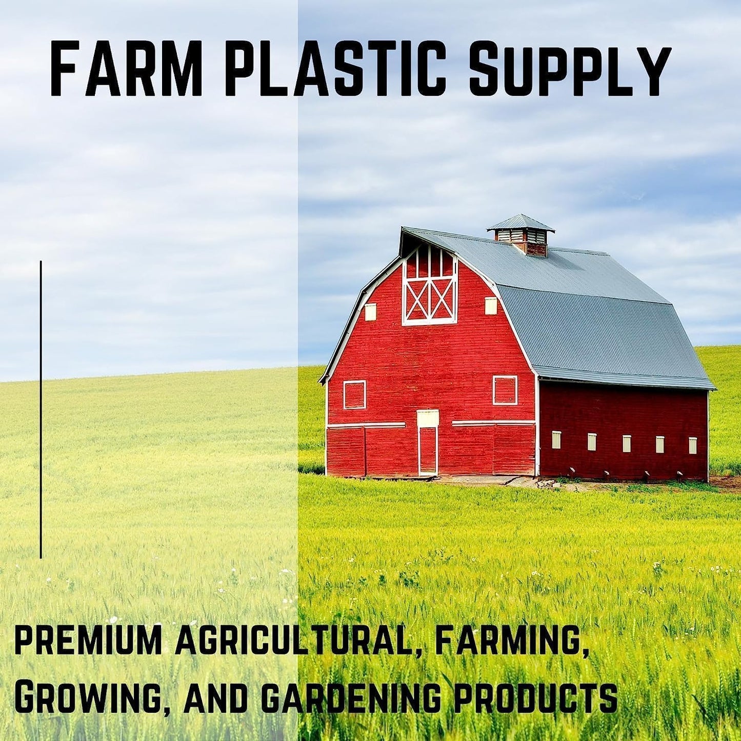 Farm Plastic Supply - Erosion Control Blanket - Straw Garden and Landscape Cover, Erosion Control Blanket, Straw Blanket, Erosion Control, Mulch, Slope Stabilizer, and Seed Protector (4' x 50')