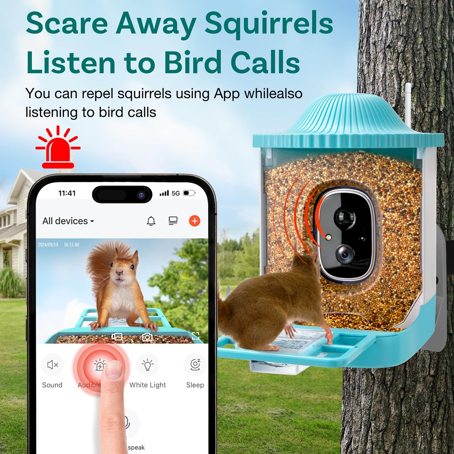 Smart Bird Feeder with Camera, Free AI to Identify 11000+ Bird Species, Solar Panels Bird Video & Motion Detection Camera Auto Capture Notify,Hummingbird Camera Feeder for Outdoors