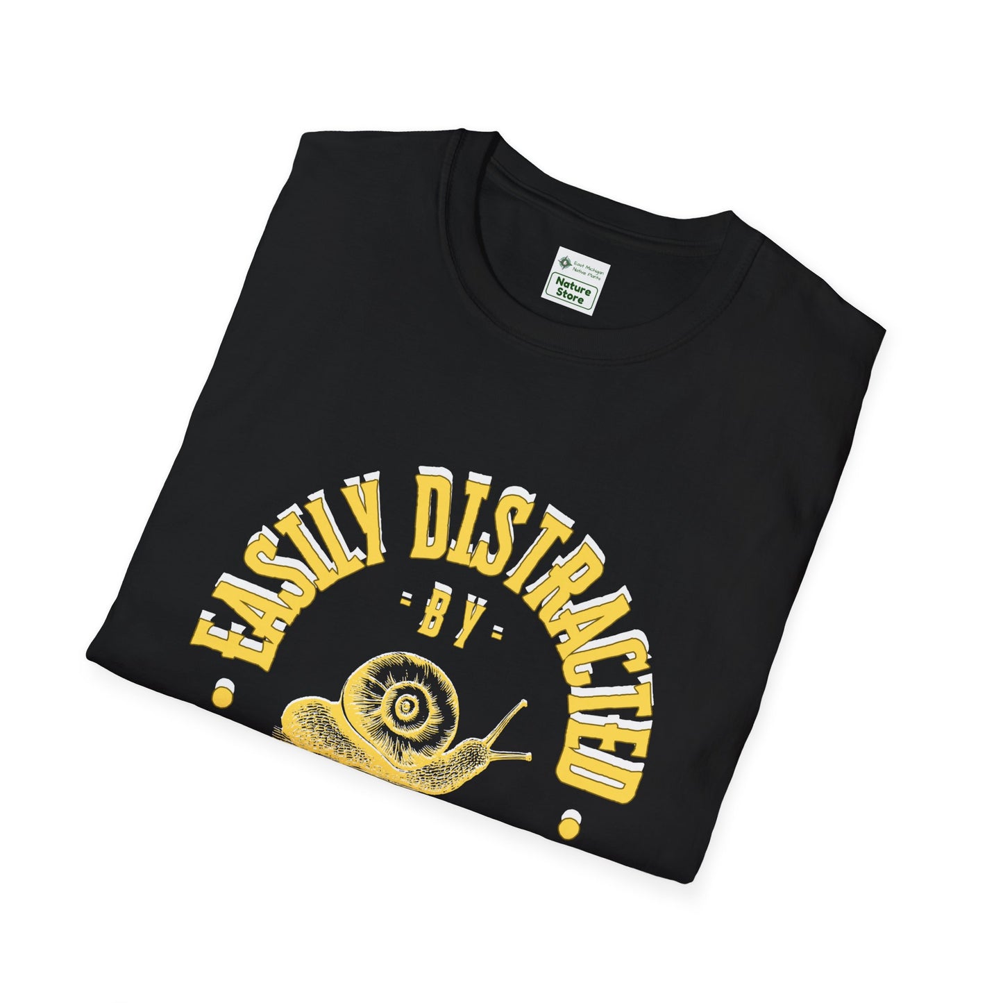 Unisex Softstyle T-Shirt, Distracted by Snails