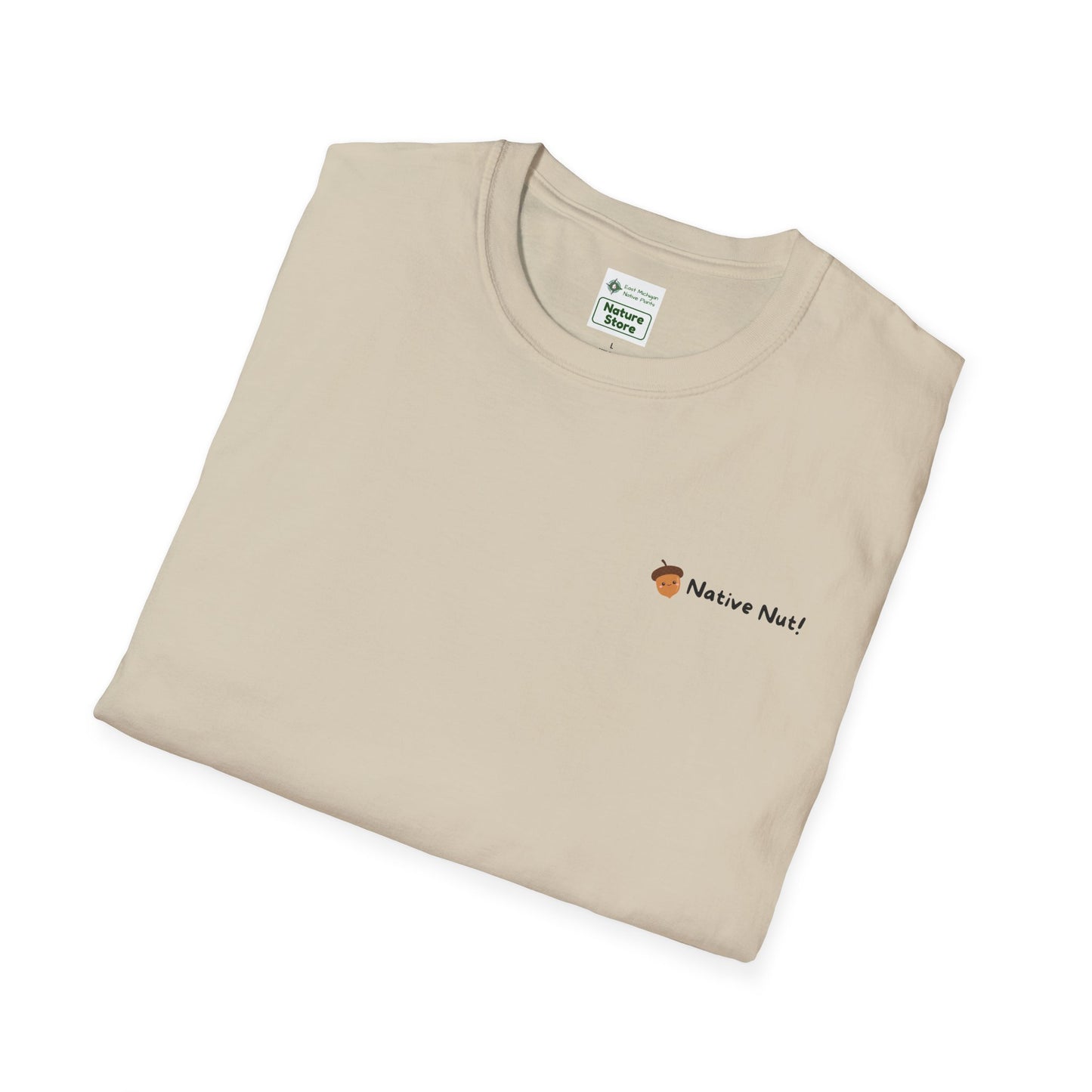 Unisex Softstyle T-Shirt, Native Nut! (Back)