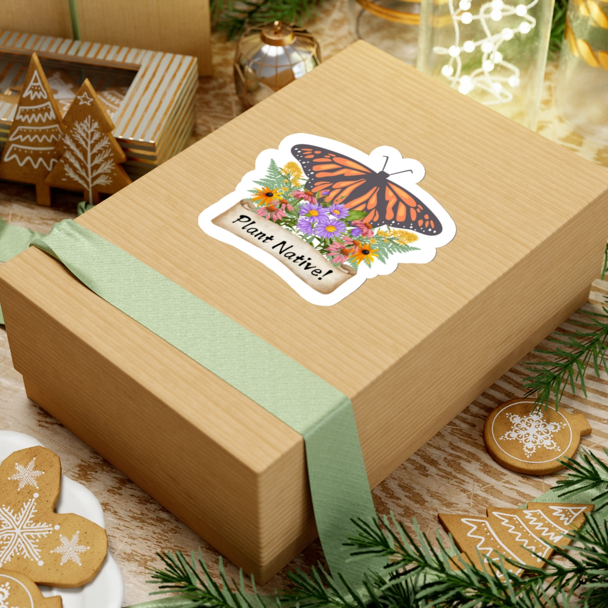 Stickers, Monarch Plant Native!