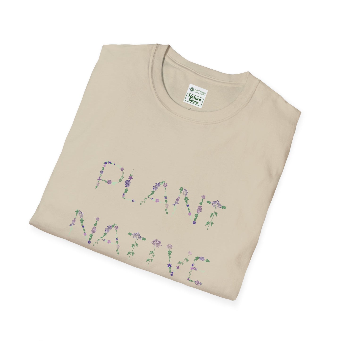 T-Shirt Unisex Softstyle, Plant Native Plants, Floral Flowers