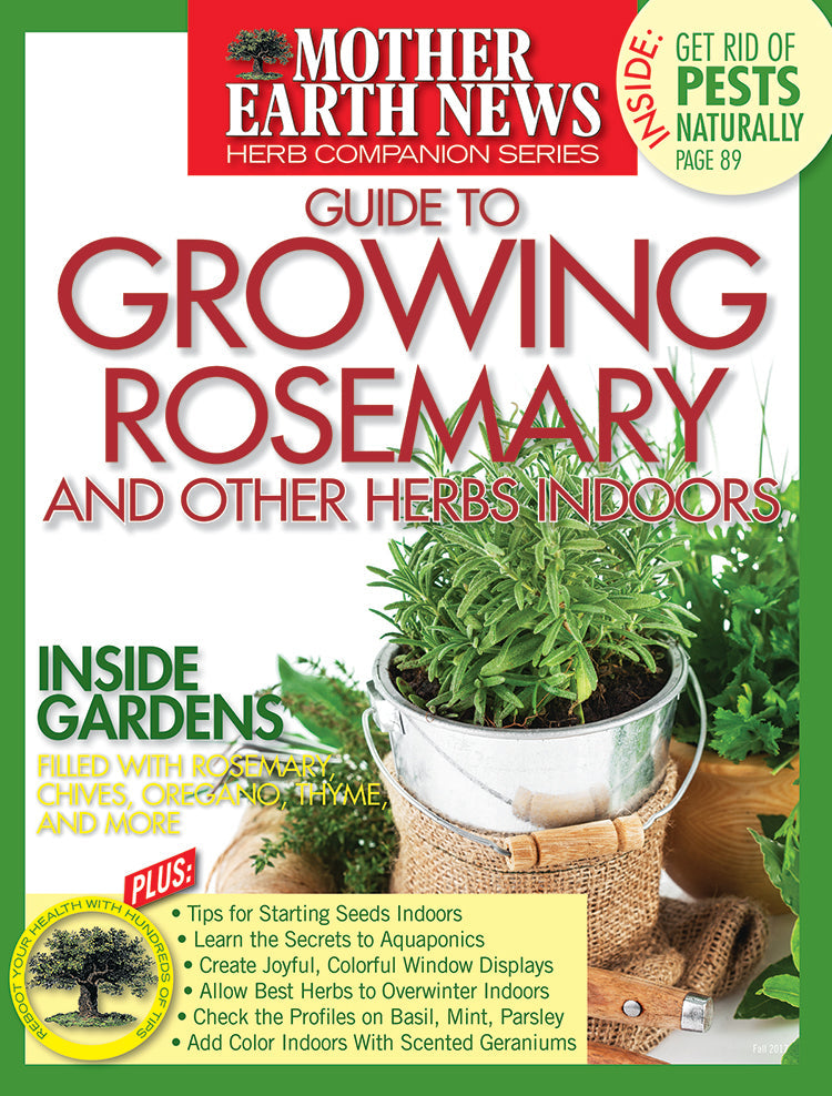 Mother Earth News Guide To Growing Rosemary And Other Herbs Indoors